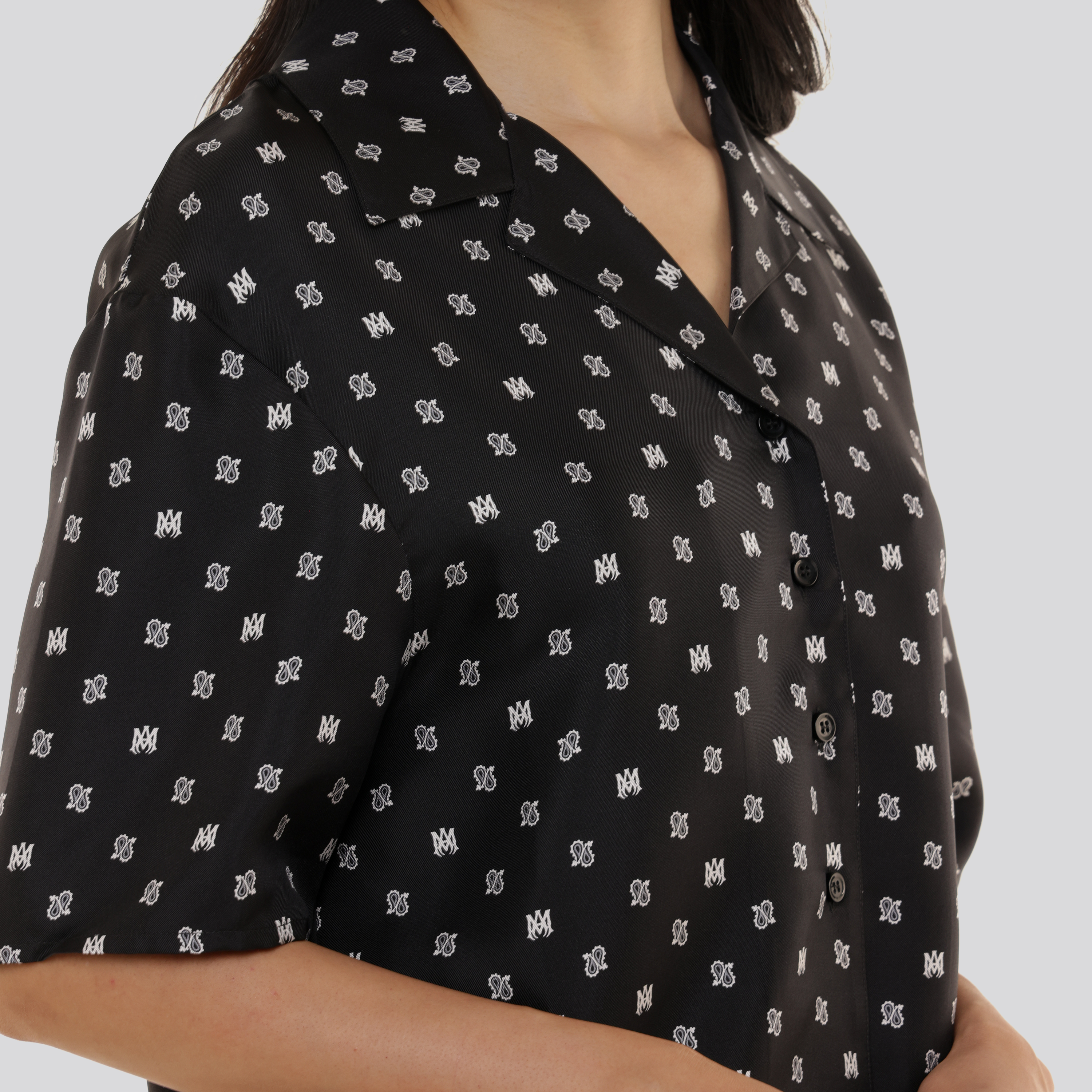 Camisa Negra AMIRI MA Paisley