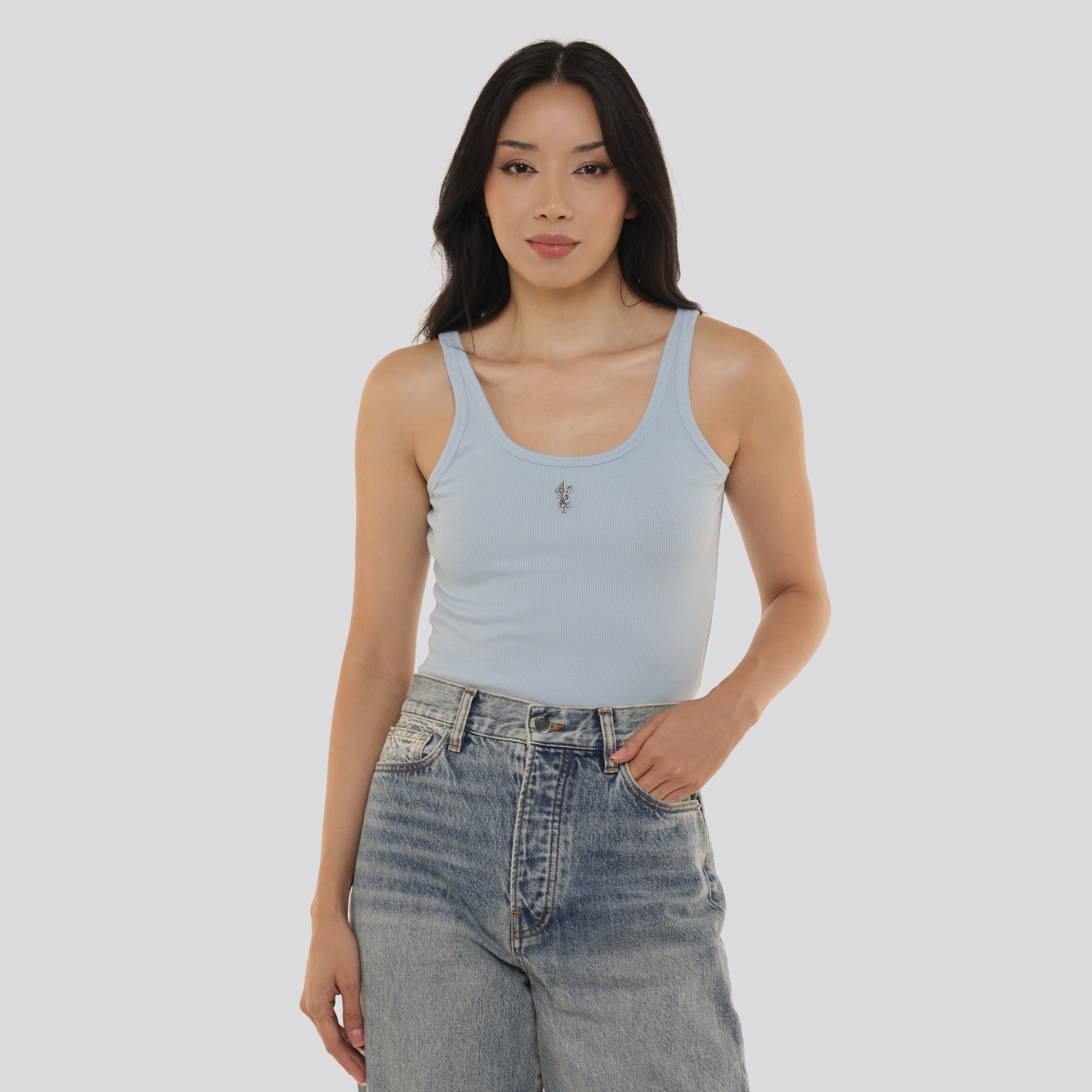 Top Celeste AMIRI Stacked Halter