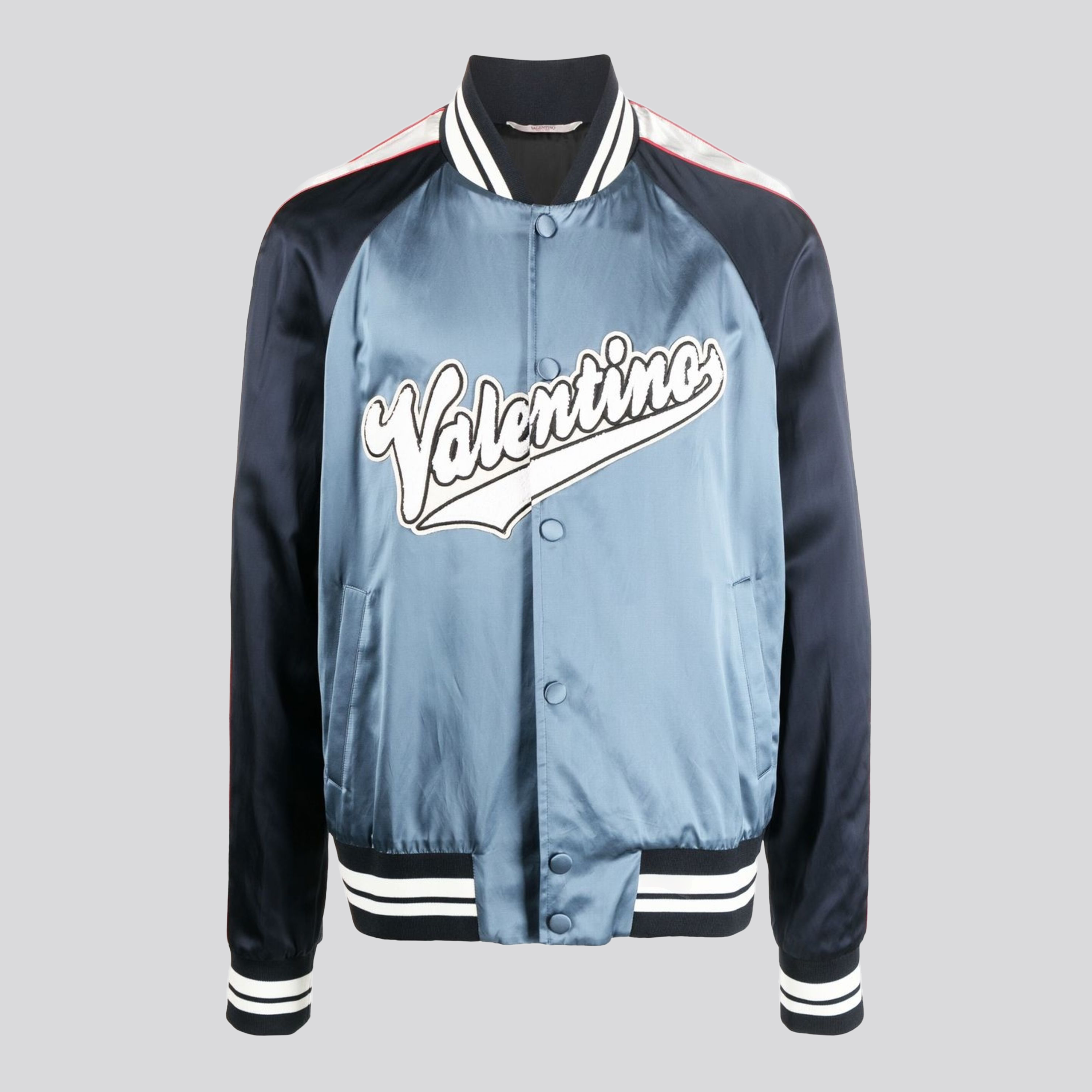 Chaqueta Azul Valentino Baseball Bomber