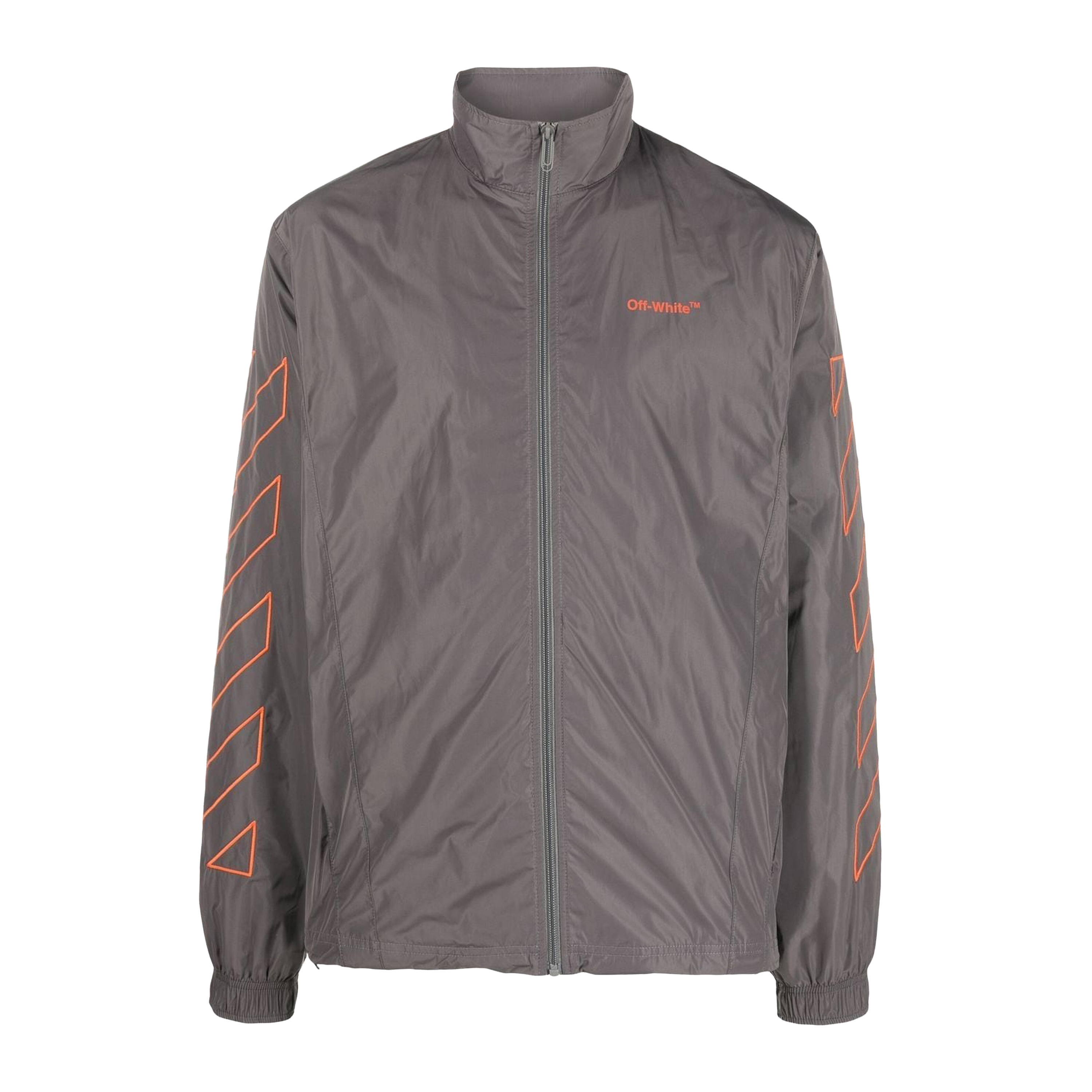 Chaqueta Gris Off-White Diag Outline Tracktop