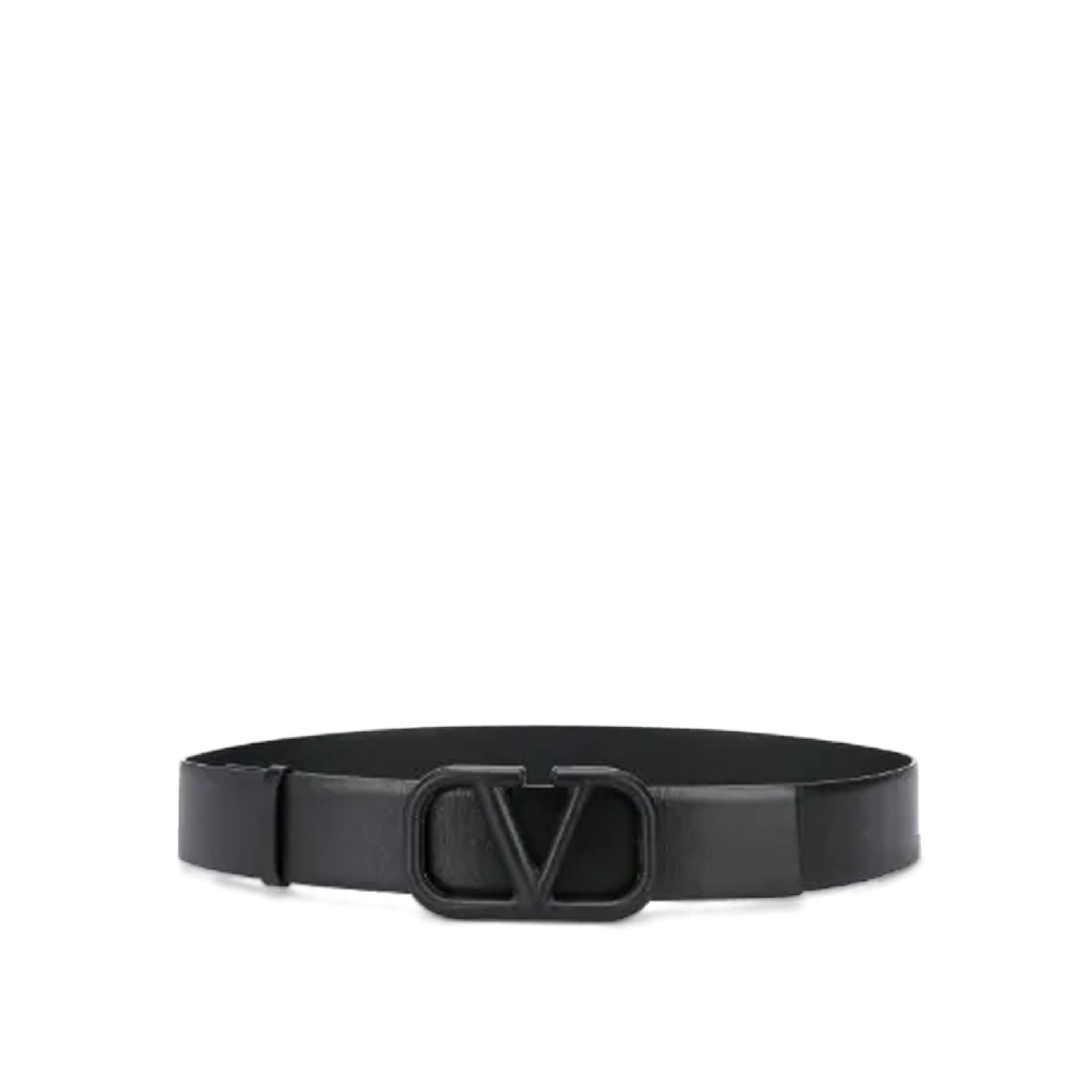 Cinturón Negro Valentino Vlogo Tissue 40Mm