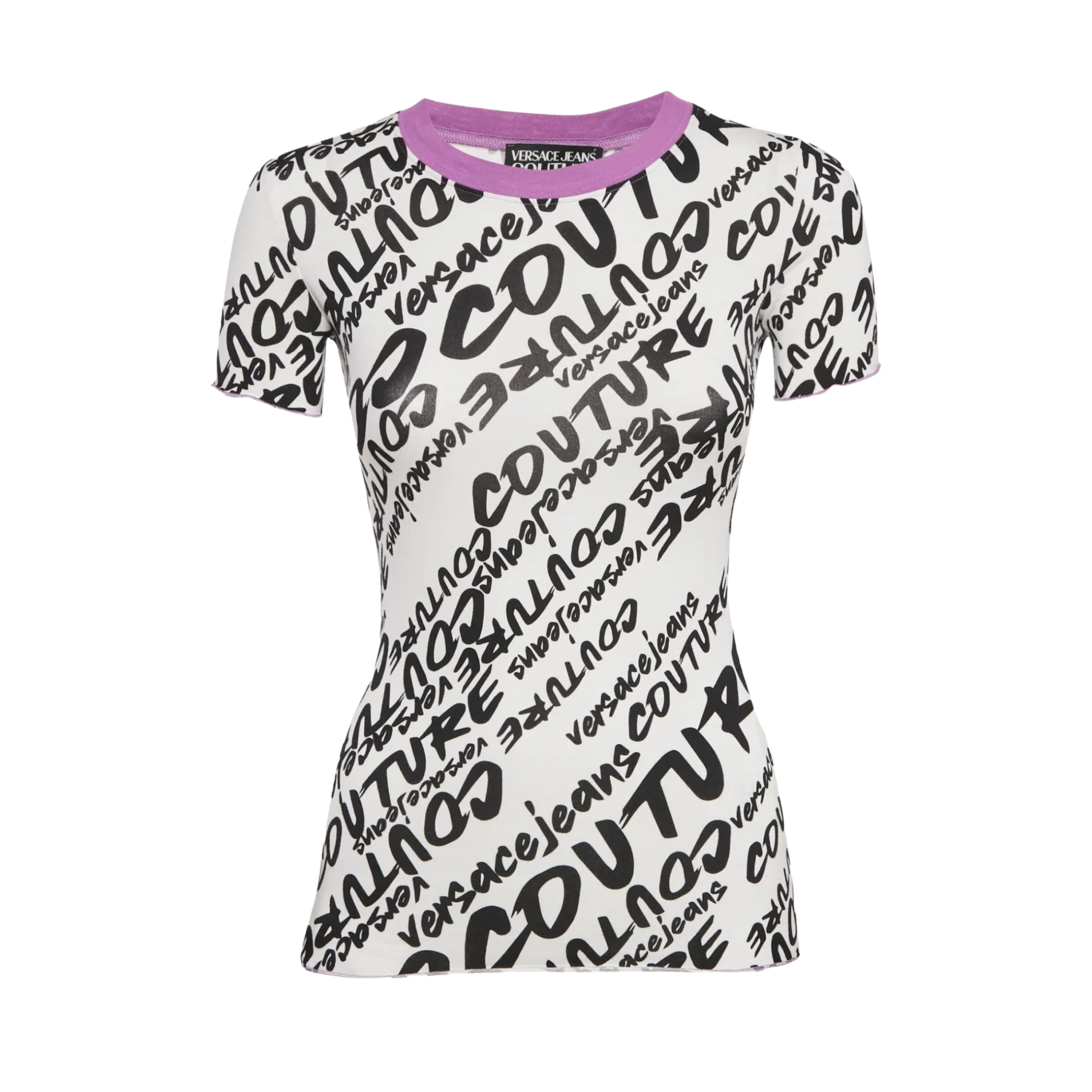 Camiseta Rosada Versace Jeans Couture Multi Logo