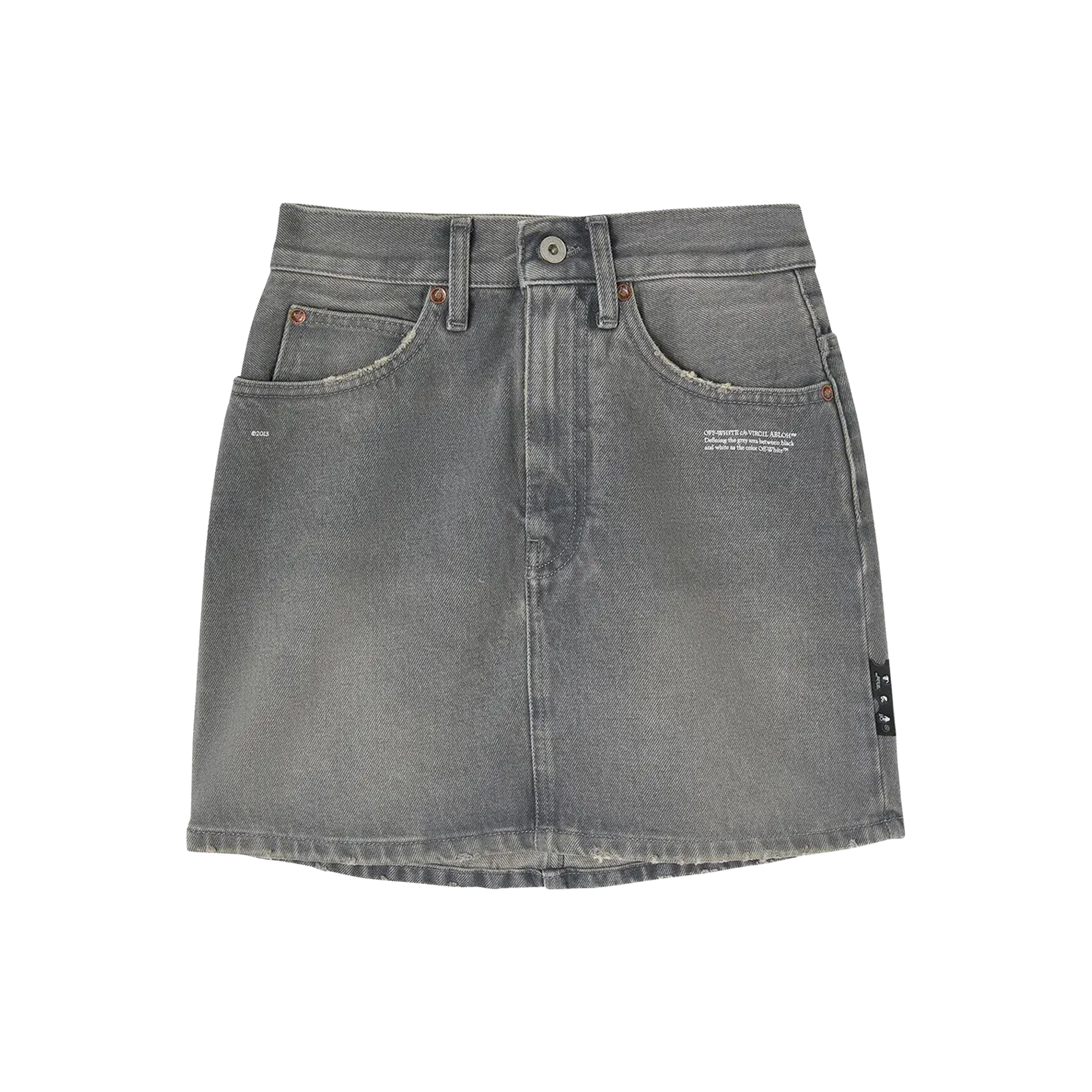 Falda Denim Off-White Skirt Denim Ow No Color