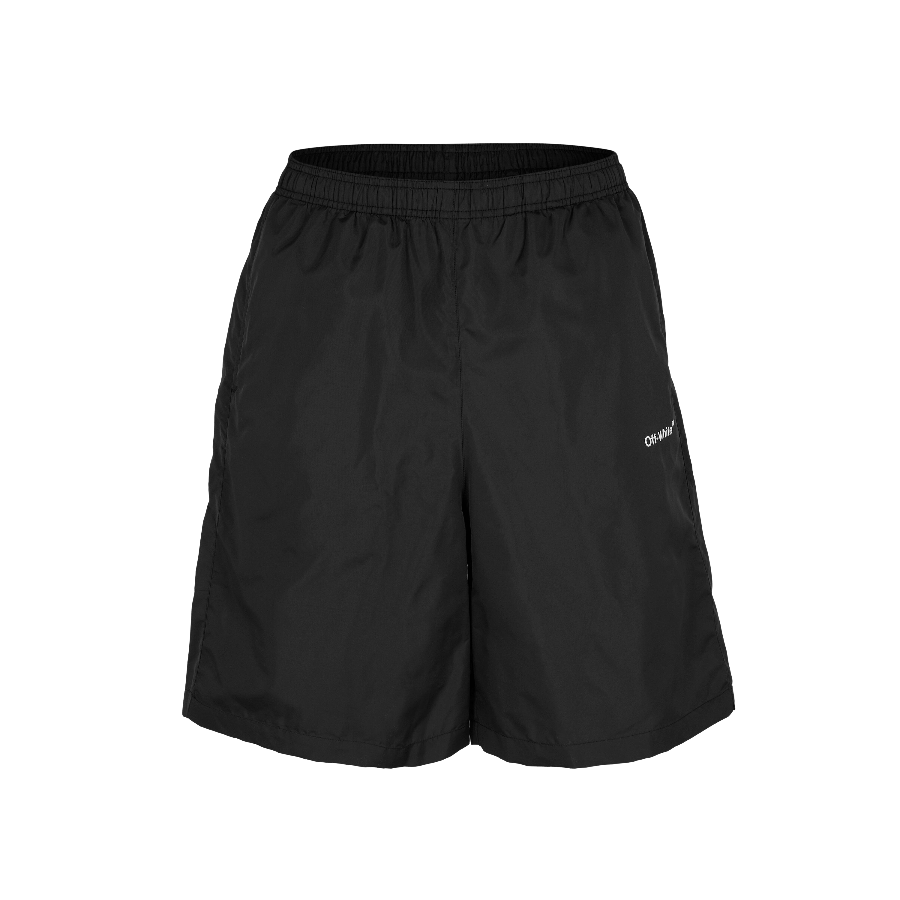 Pantaloneta Negra Off-White Swim