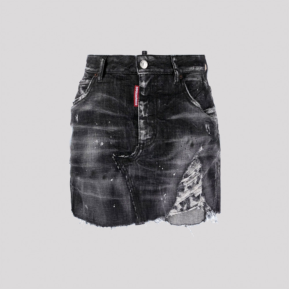 Falda Negra Dsquared2 Denim