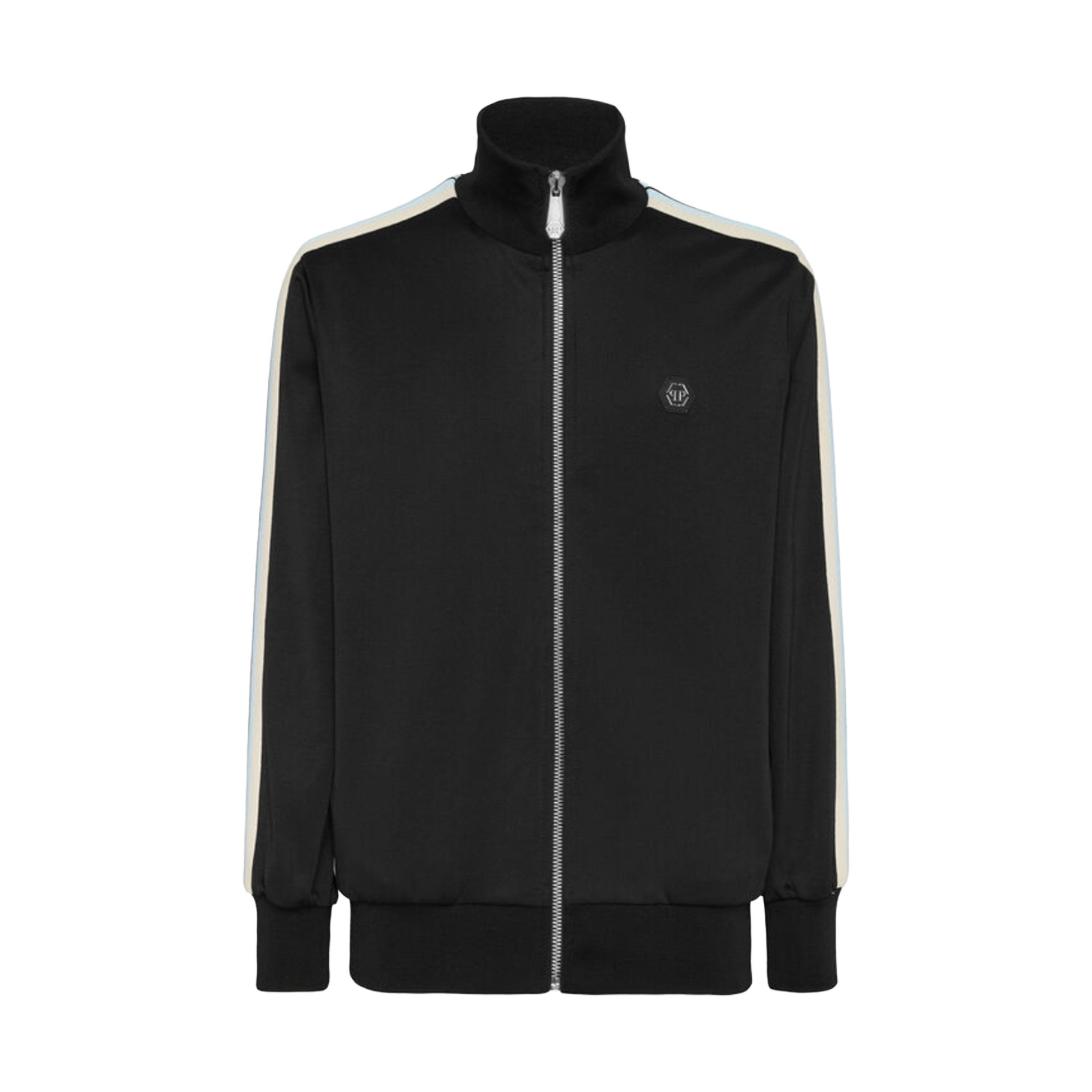 Chaqueta Negra Philipp Plein Stripes