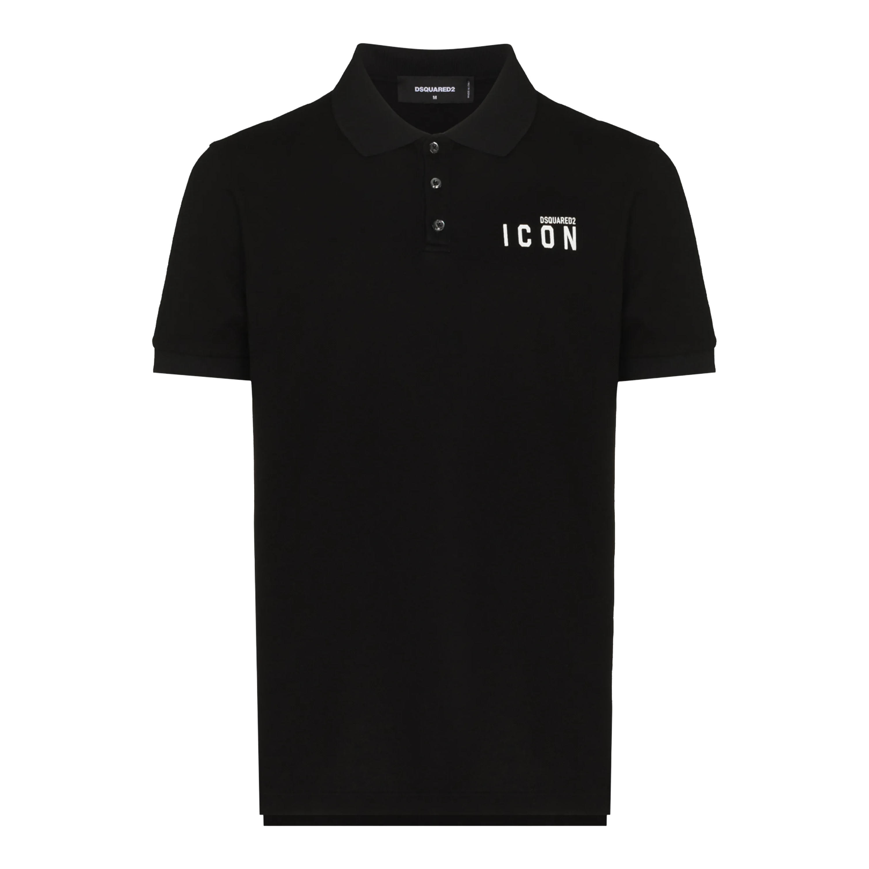 Polo Negro Dsquared2 Icon
