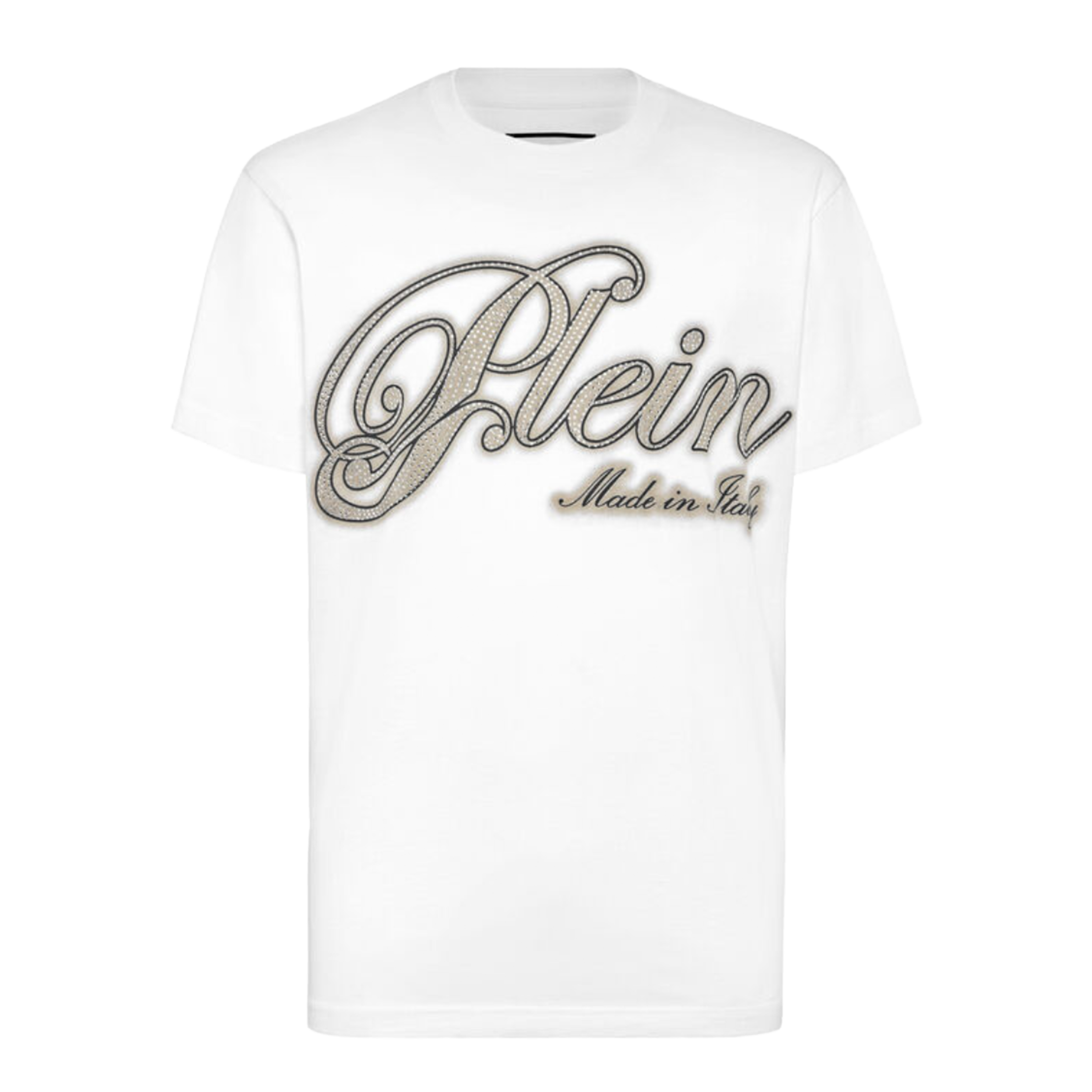 Camiseta Blanca Philipp Plein Strass Signature