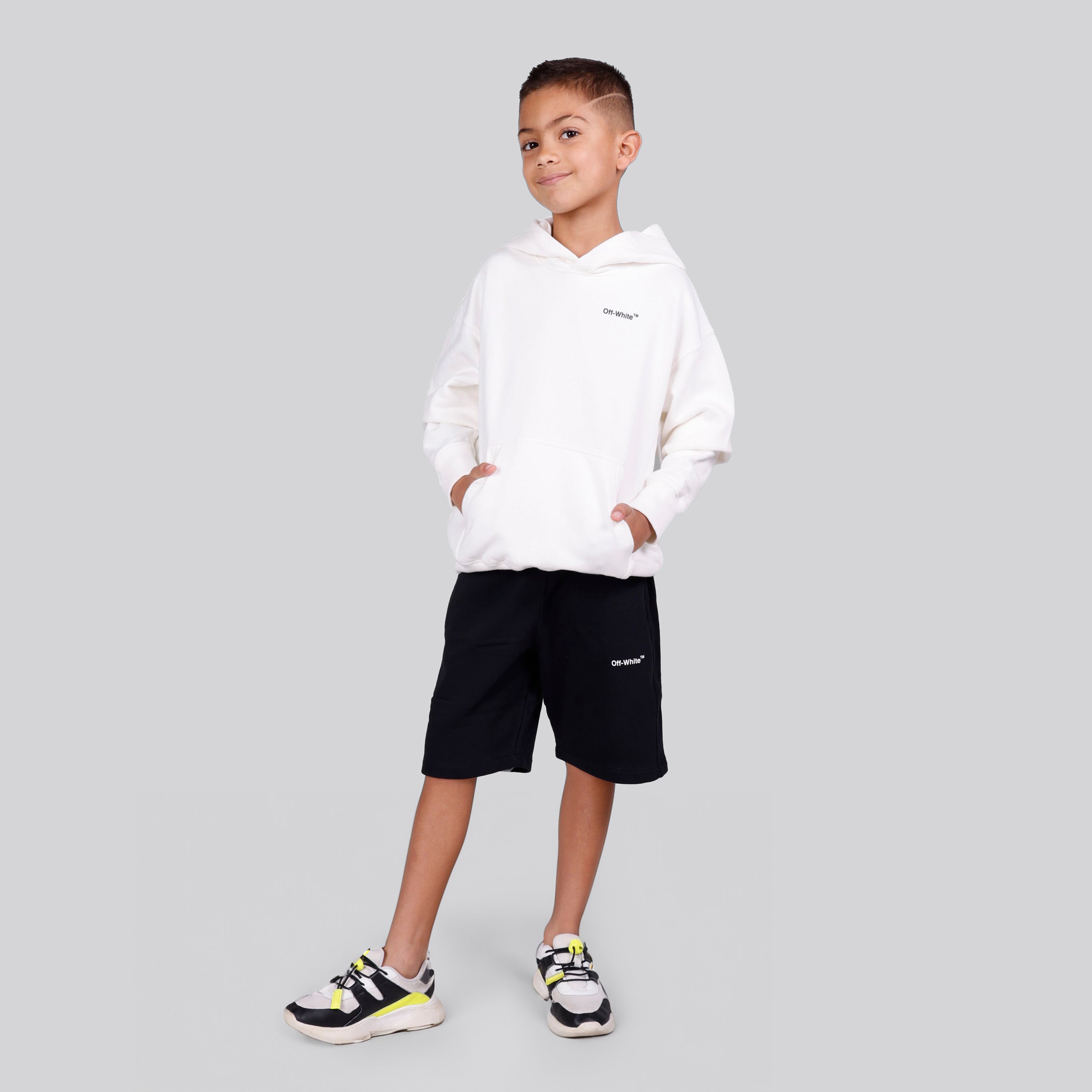 Buzo Tipo Hoodie Off-White Kids Monster Arrow