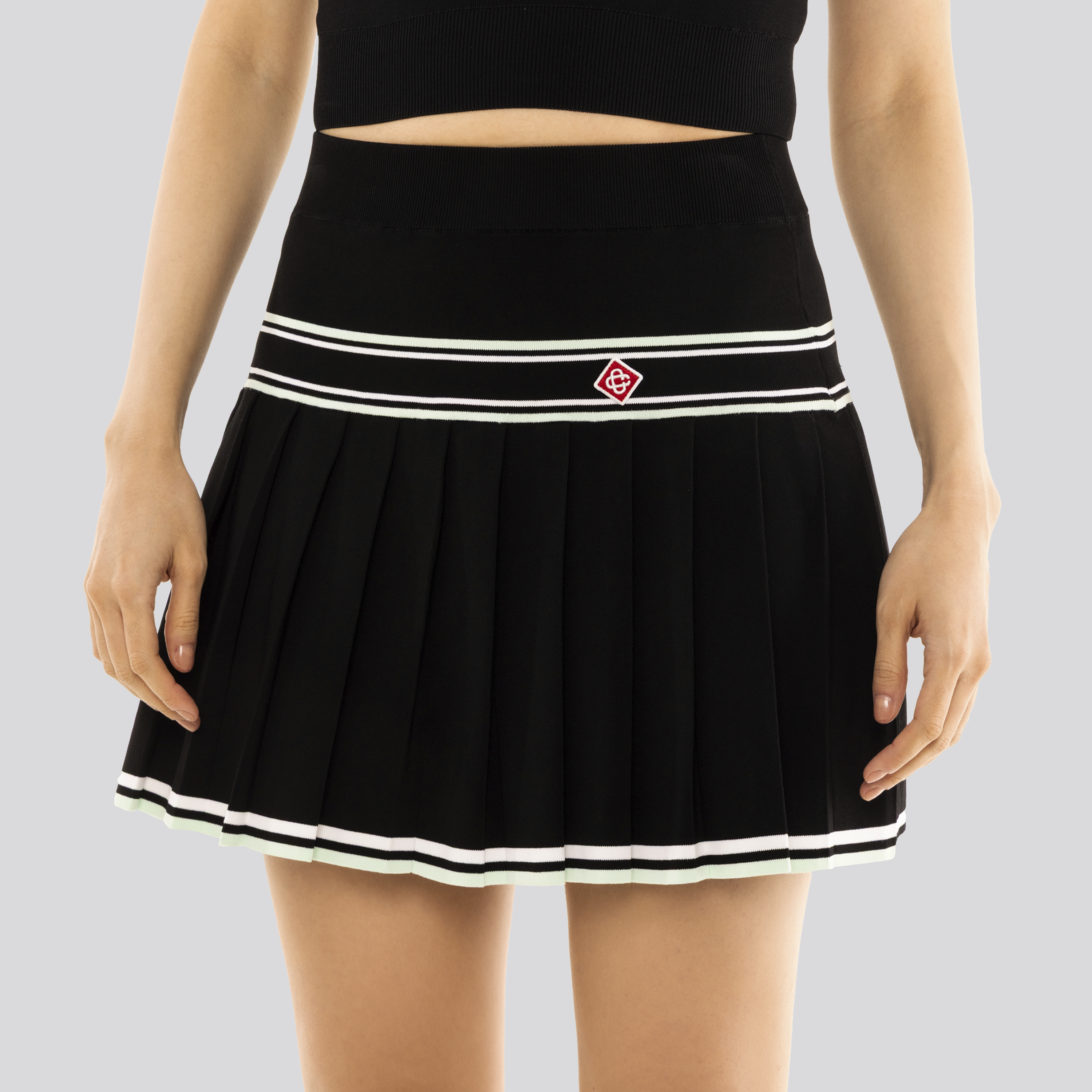 Falda Negra Casablanca Viscose