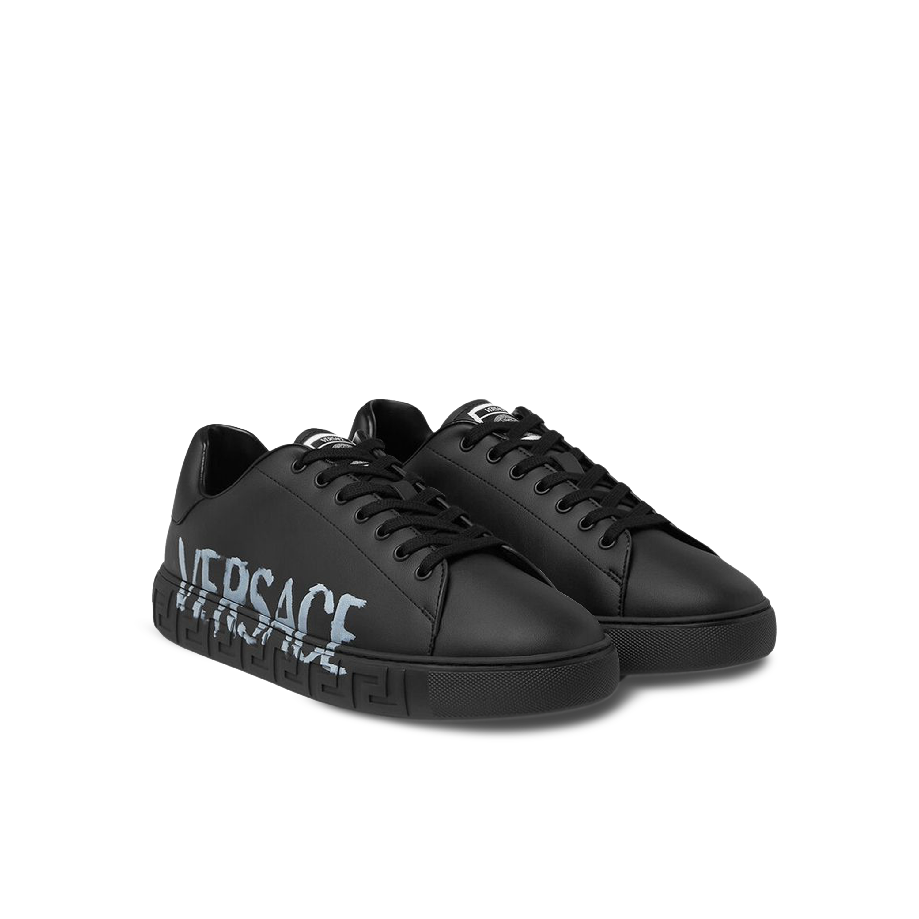 Sneakers Negros Versace Logo