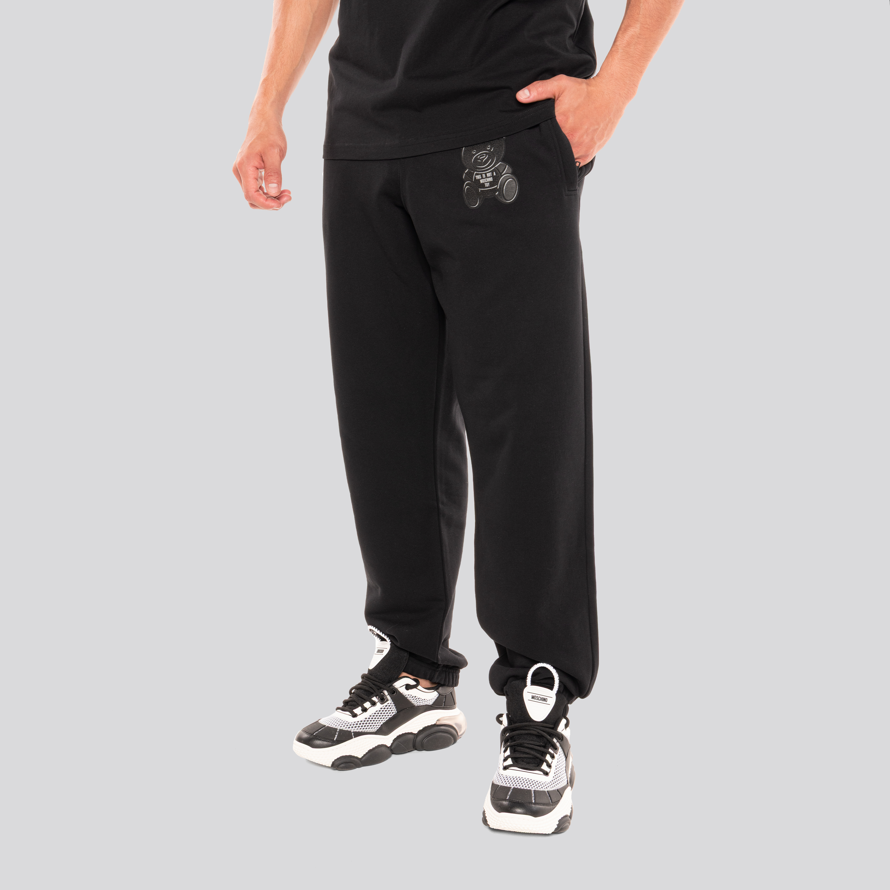 Sudadera Negra Moschino Tedy