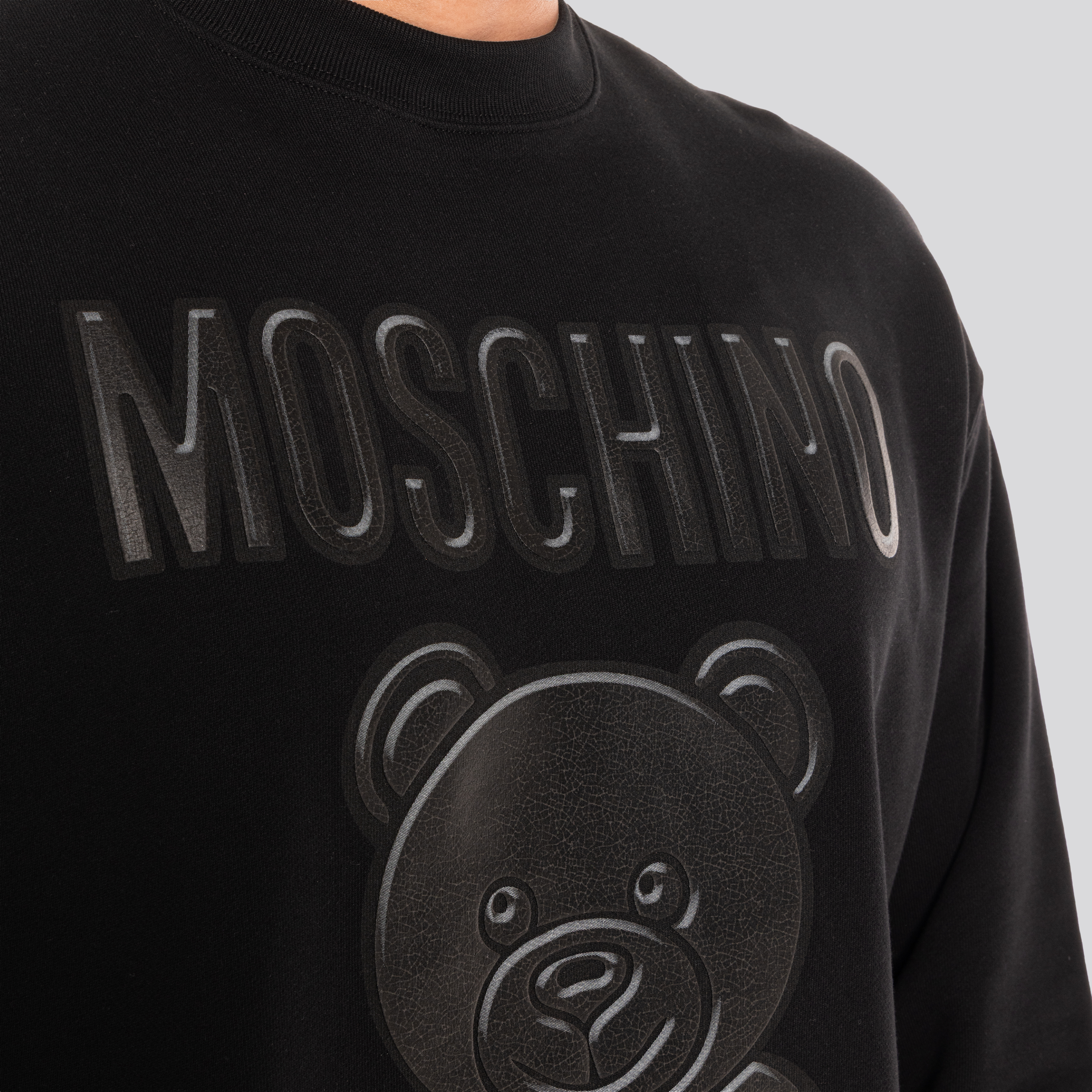 Buzo Negro Moschino Teddy