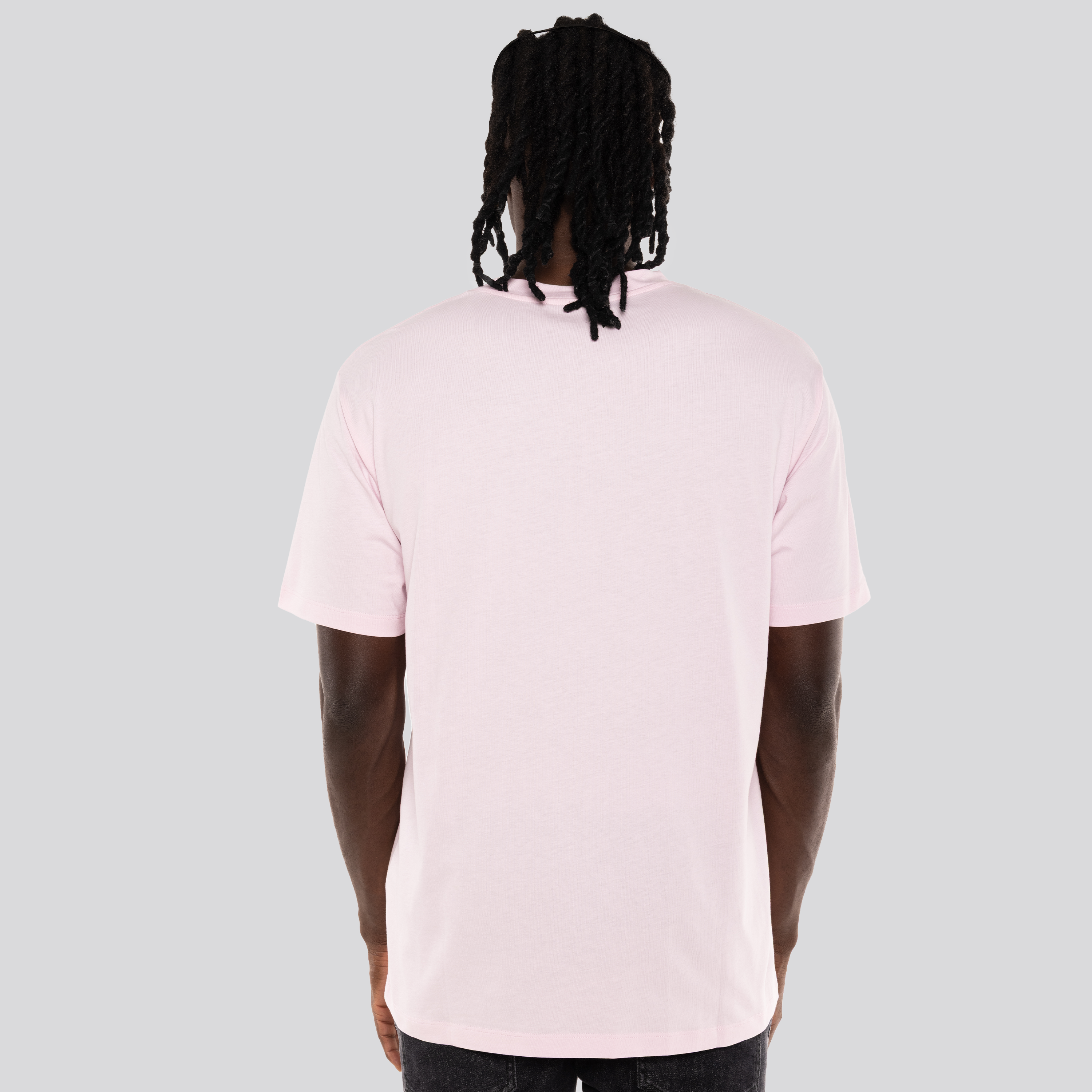 Camiseta Rosada Balmain Paris Logo