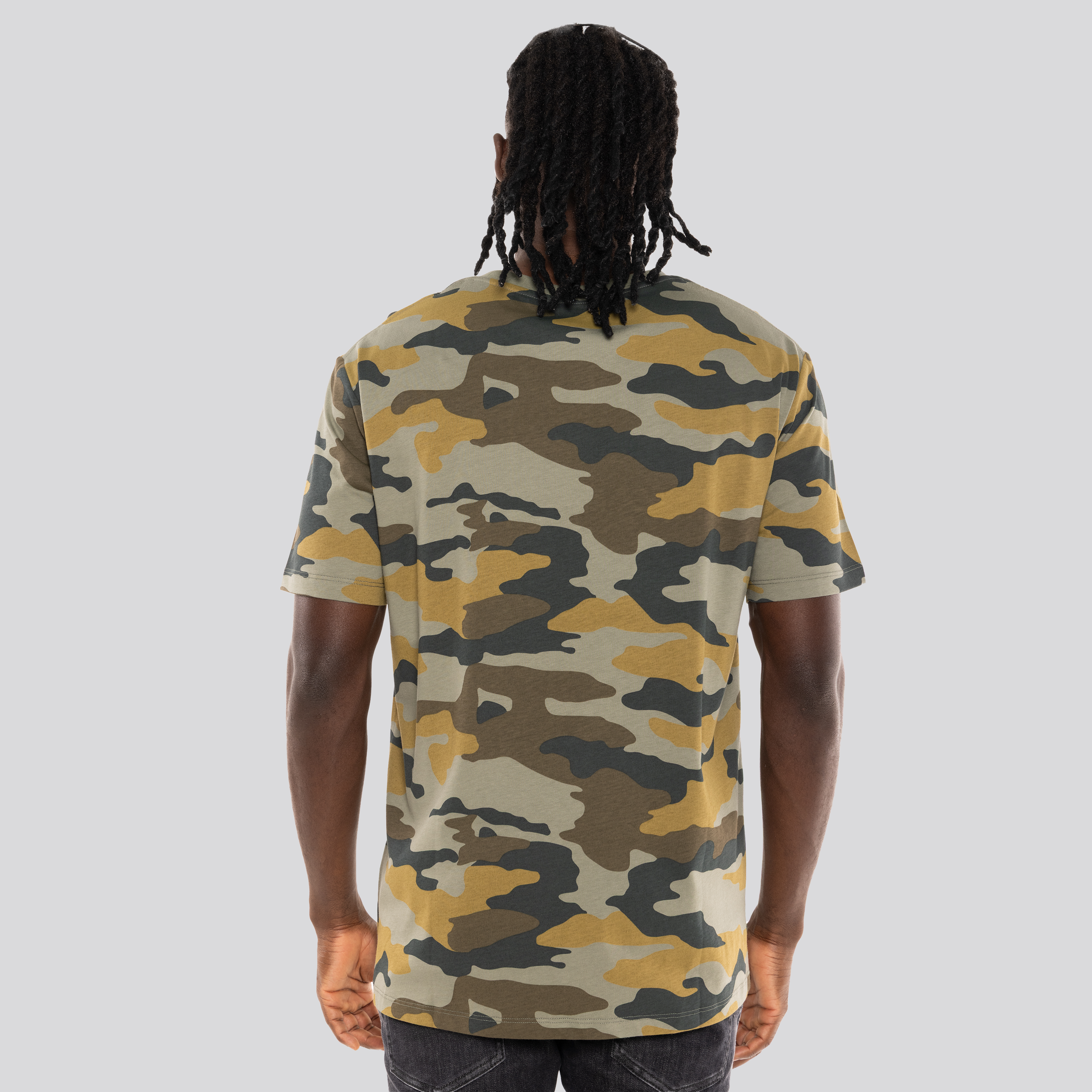 Camiseta Verde Balmain Camouflage