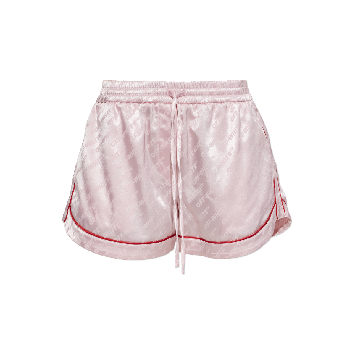 Short Rosado Off-White Pink Sat Jacquard