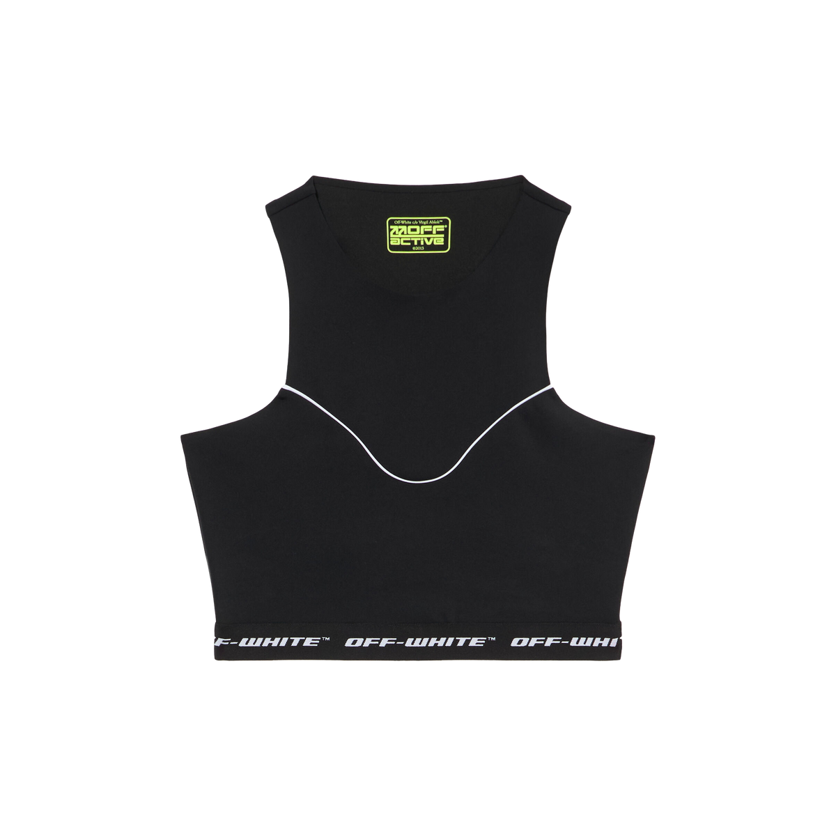 Top Negro Off-White Logoband