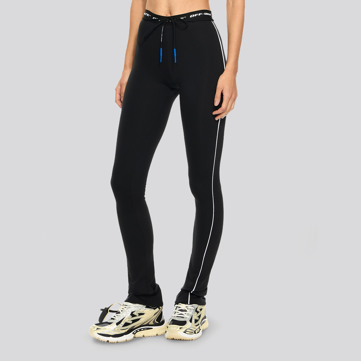 Legging Negro Off-White Logoband