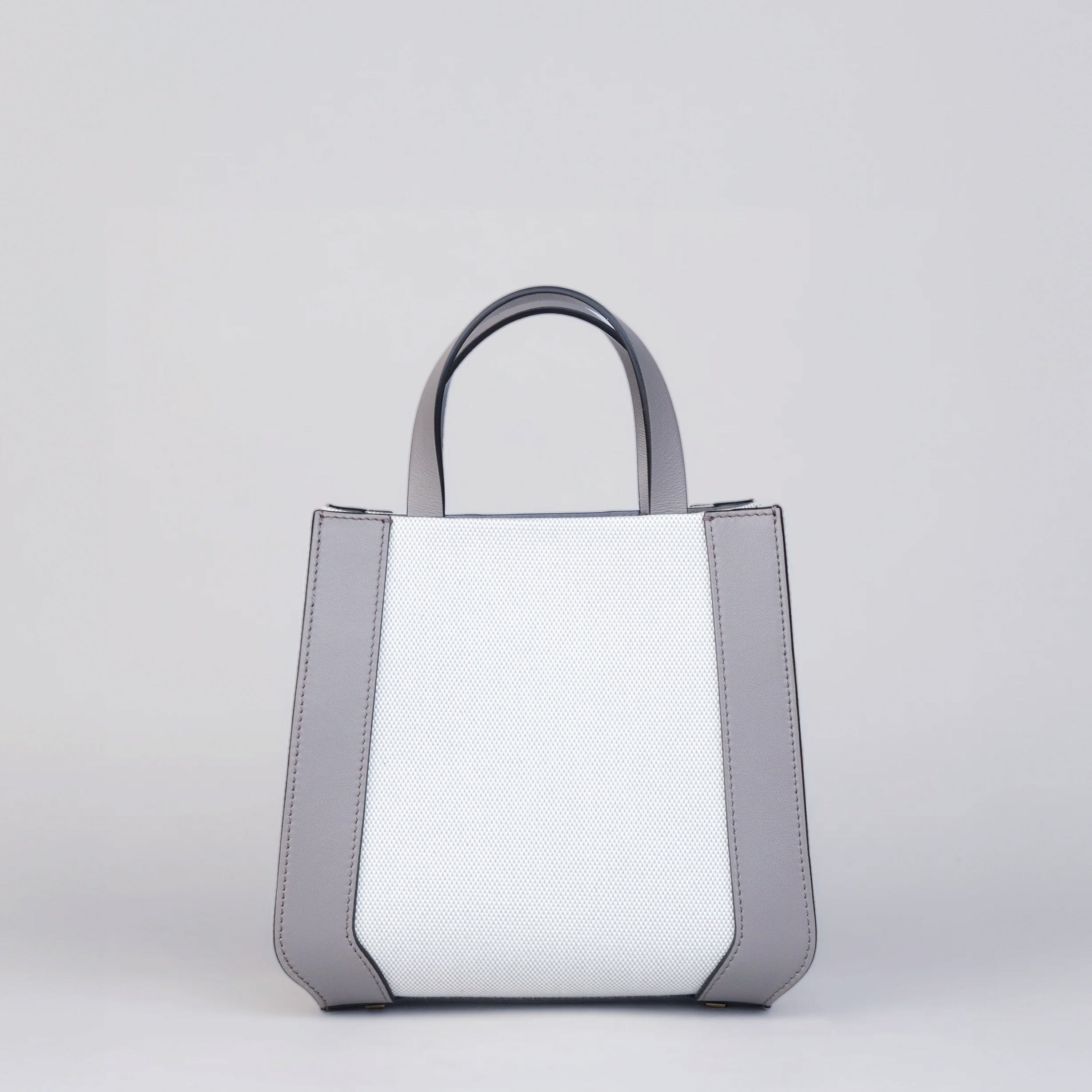 Bolso Mediano Tote Blanco-Gris Valentino Iconographe