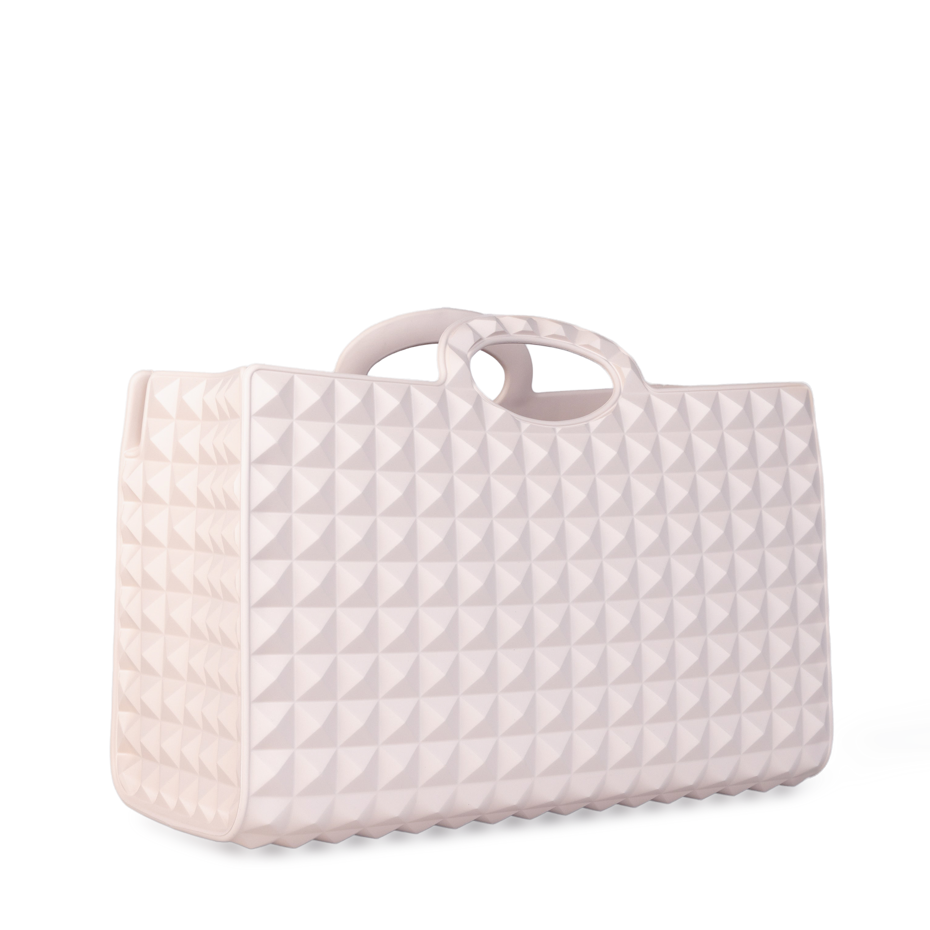 Bolso Transparente Rose Valentino Roman Stud