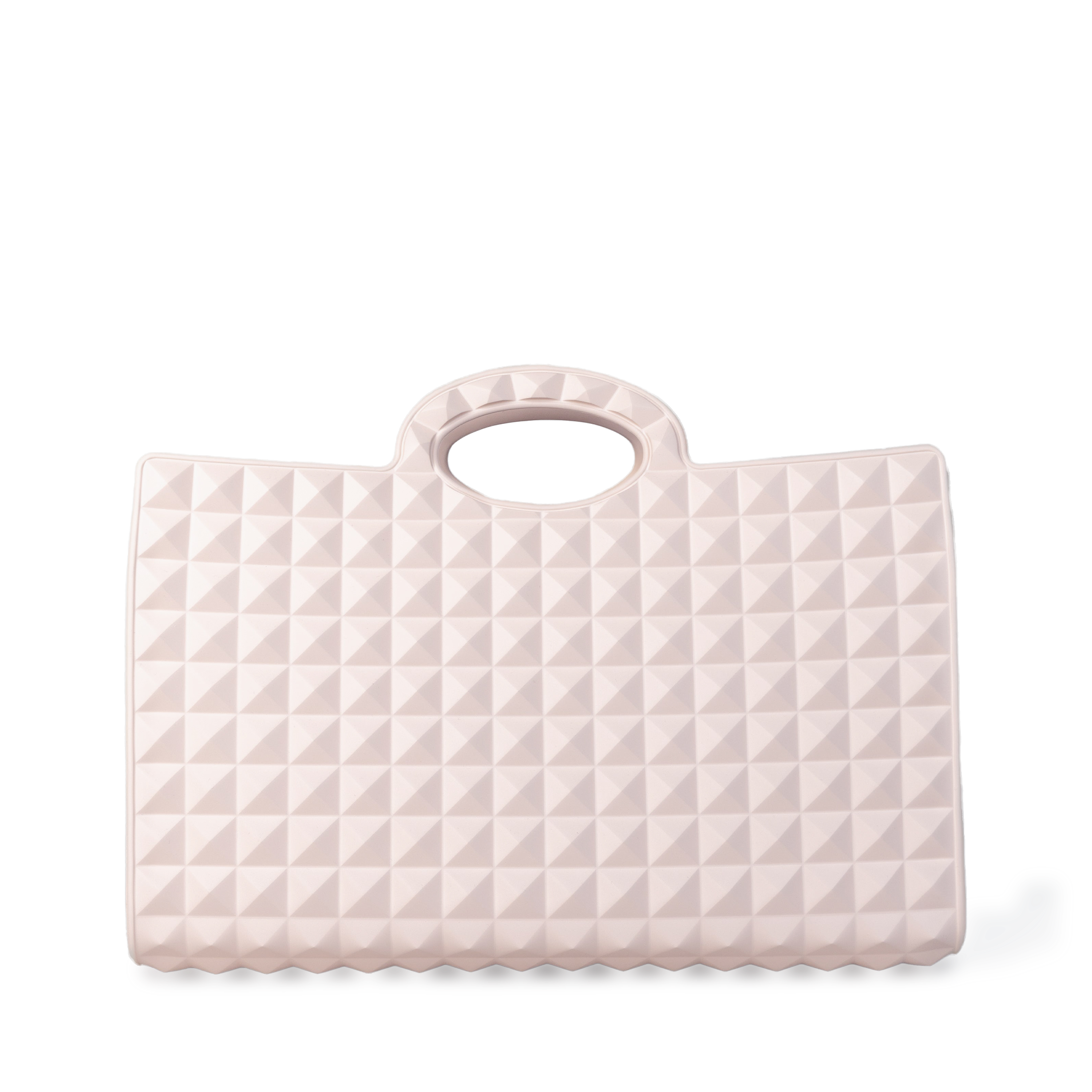 Bolso Transparente Rose Valentino Roman Stud
