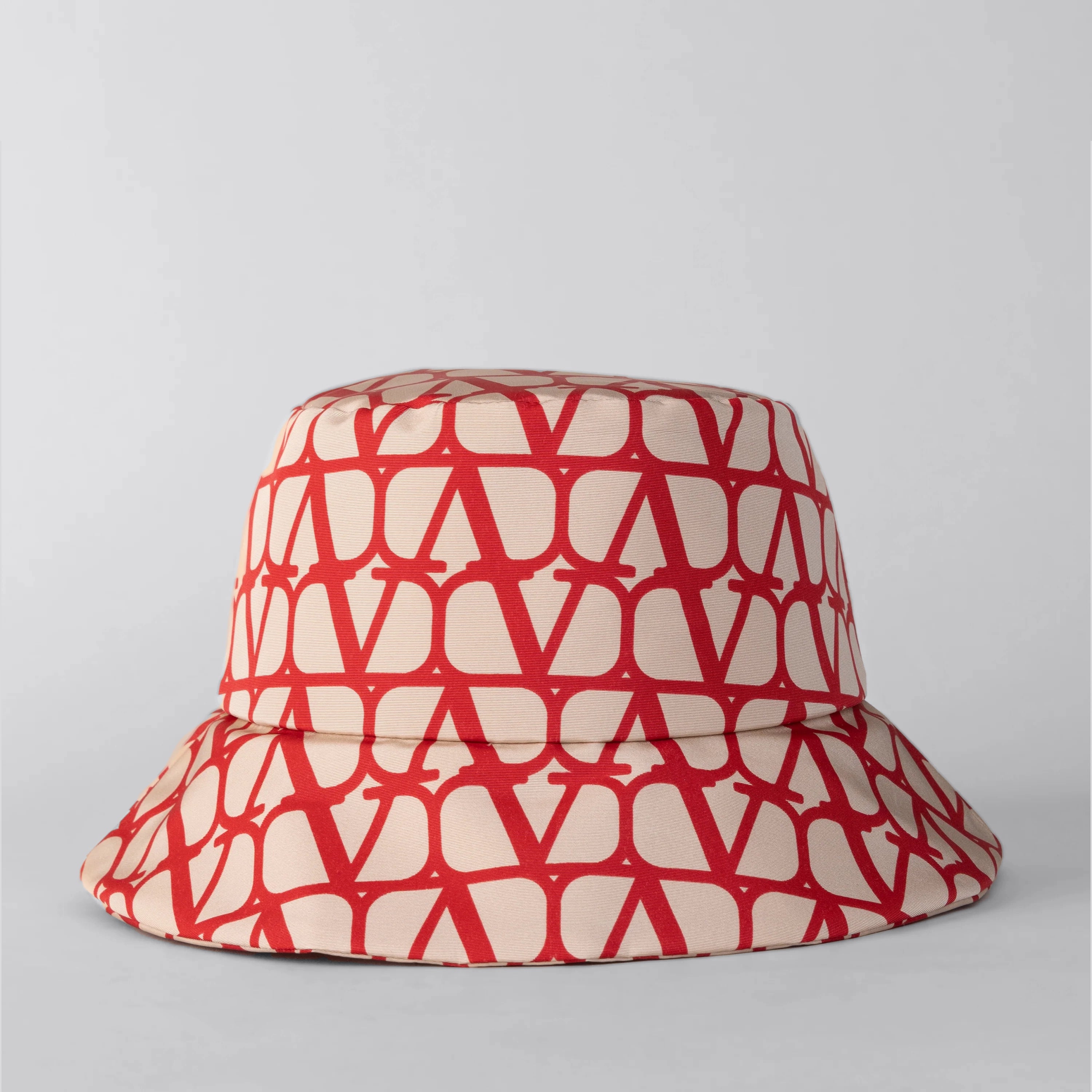Gorro Beige Rojo Valentino Vlogo Iconographe