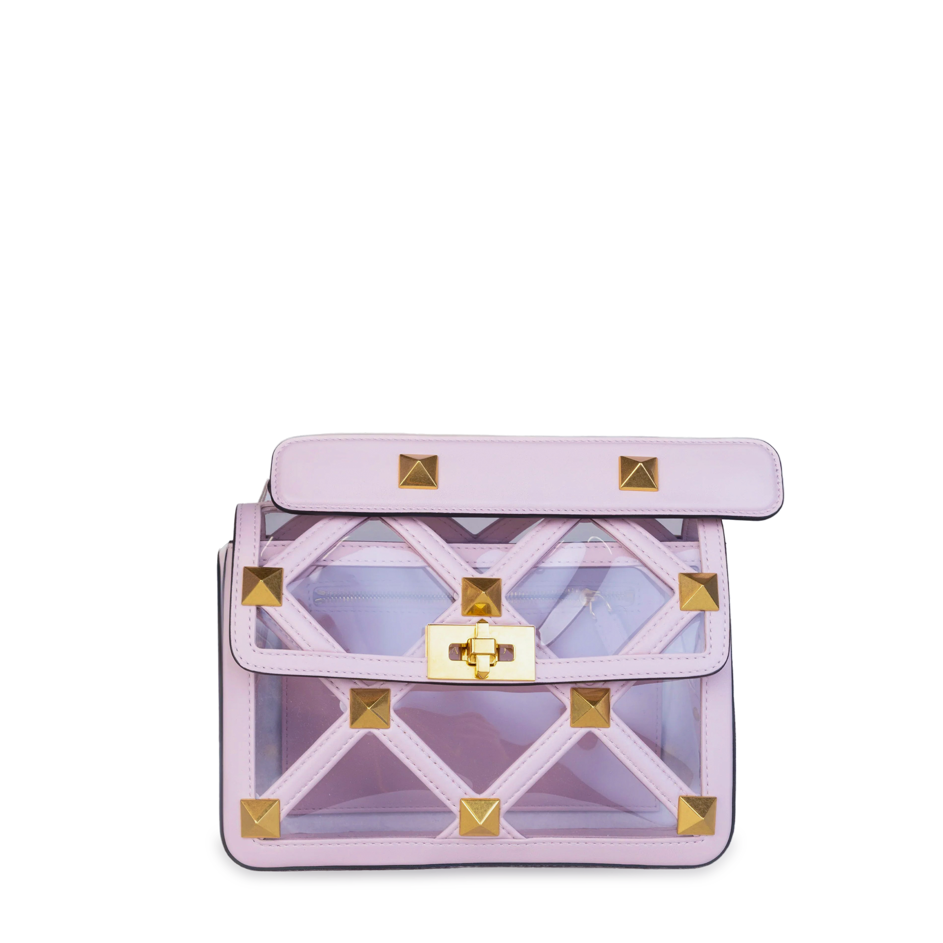 Bolso Lila Valentino Roman Stud Bag