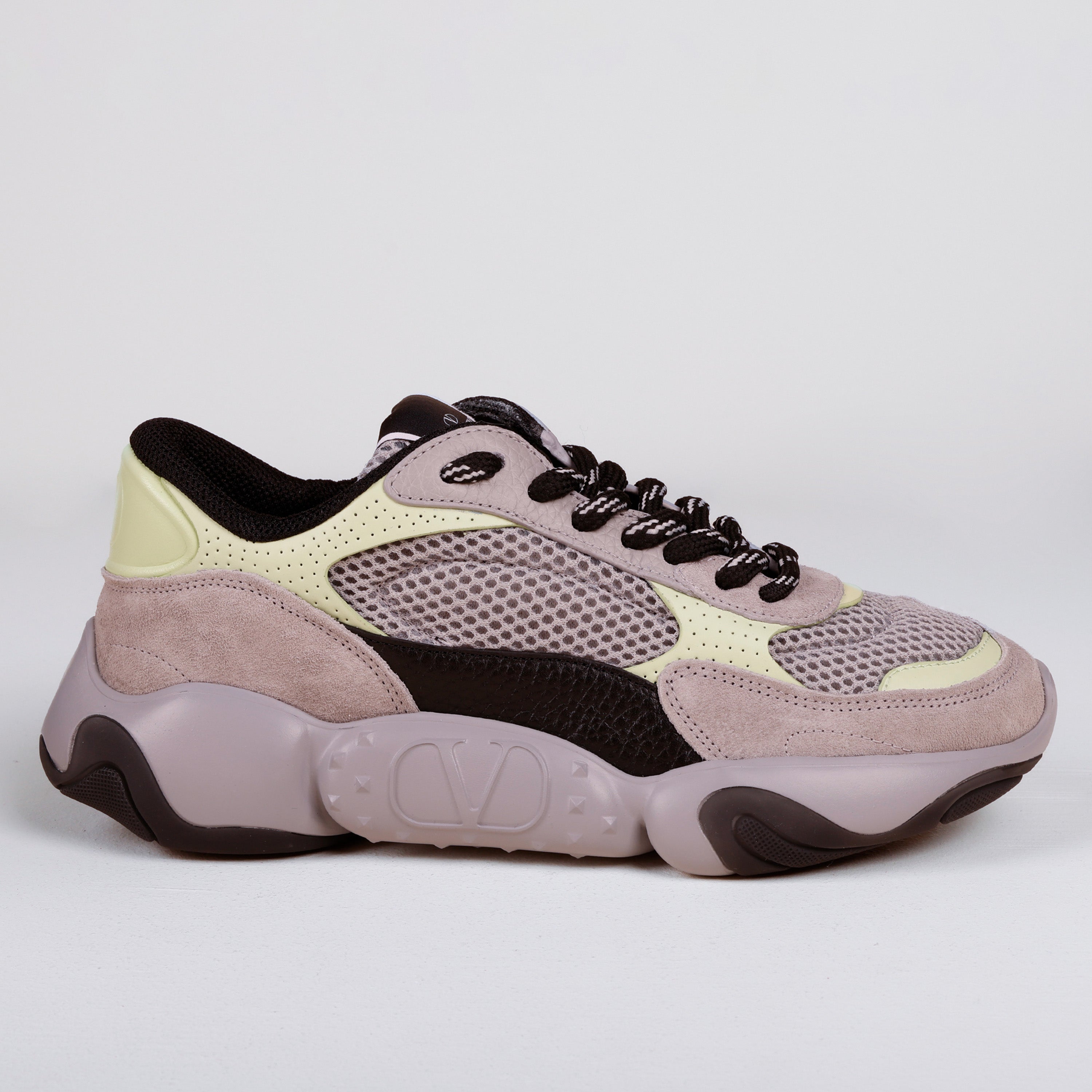 Sneakers Valentino Gris Verde Bubbleback