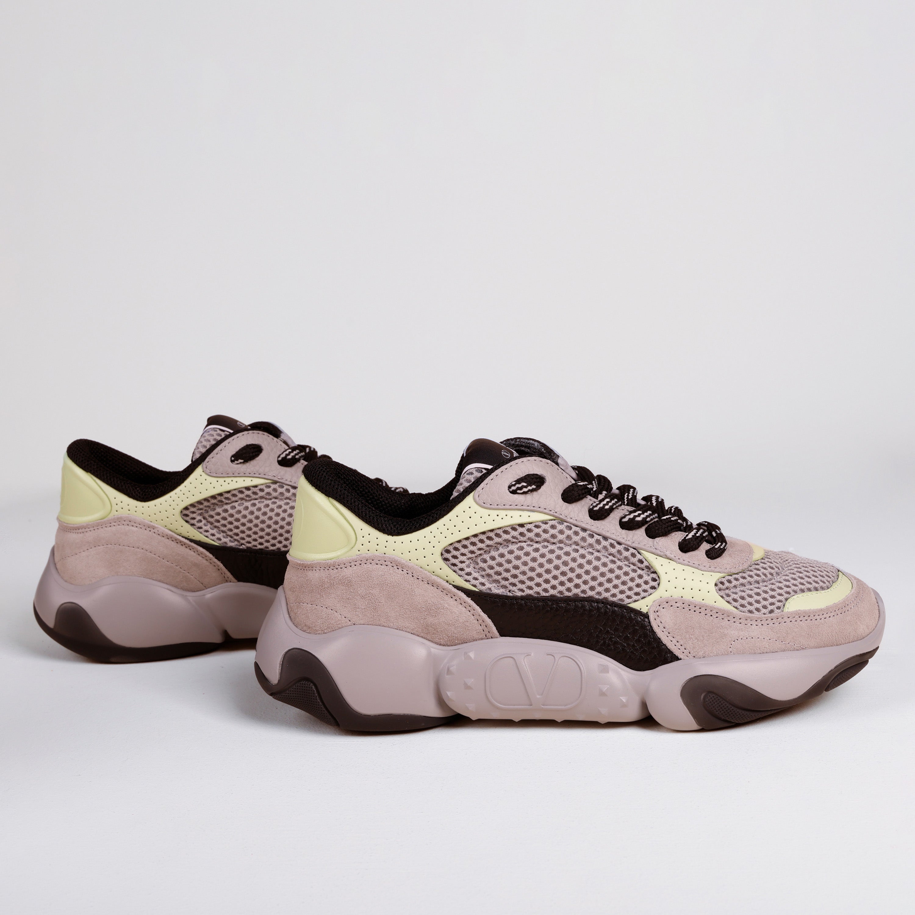 Sneakers Valentino Gris Verde Bubbleback