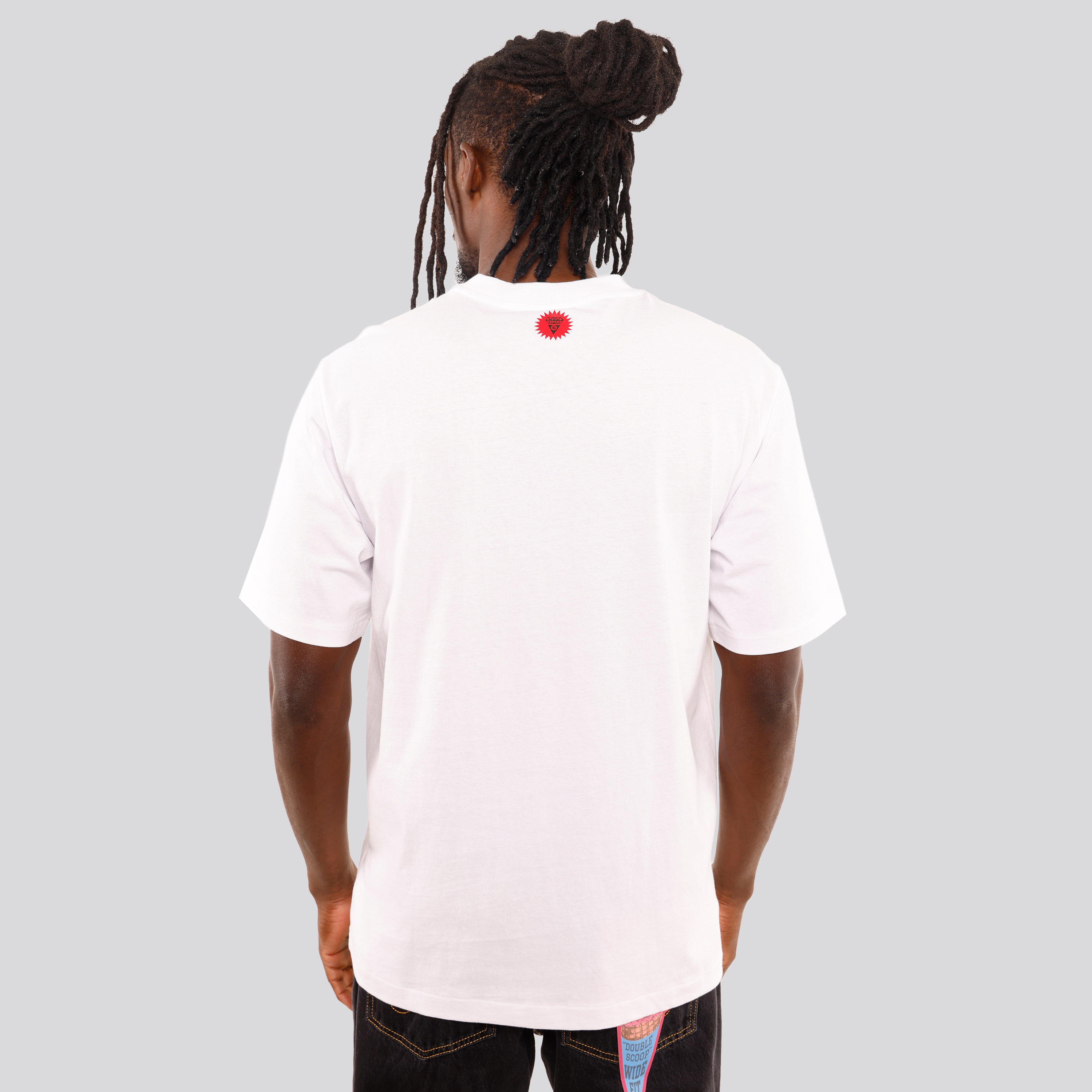 Camiseta Blanca Ice Cream Signet Logo