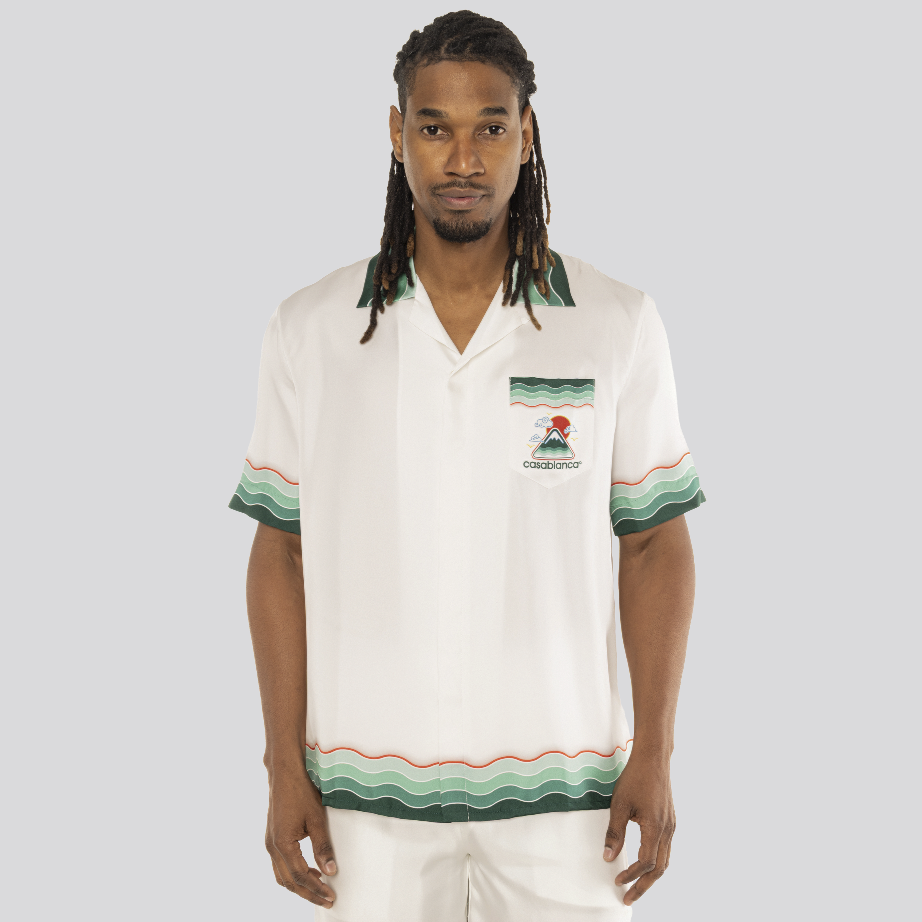 Camisa Blanca Casablanca Montagne Ondulee