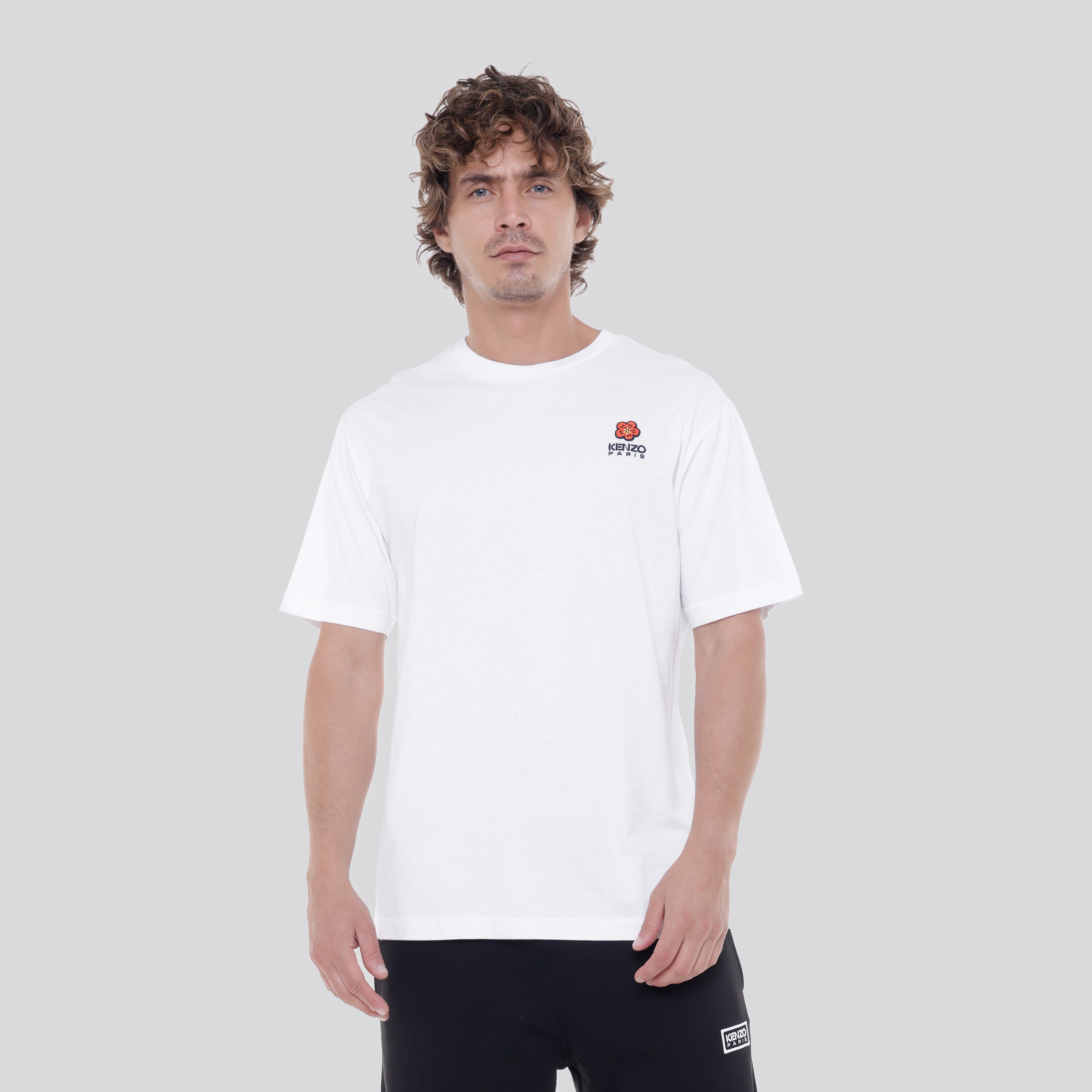 Camiseta Blanca KENZO Flower Logo