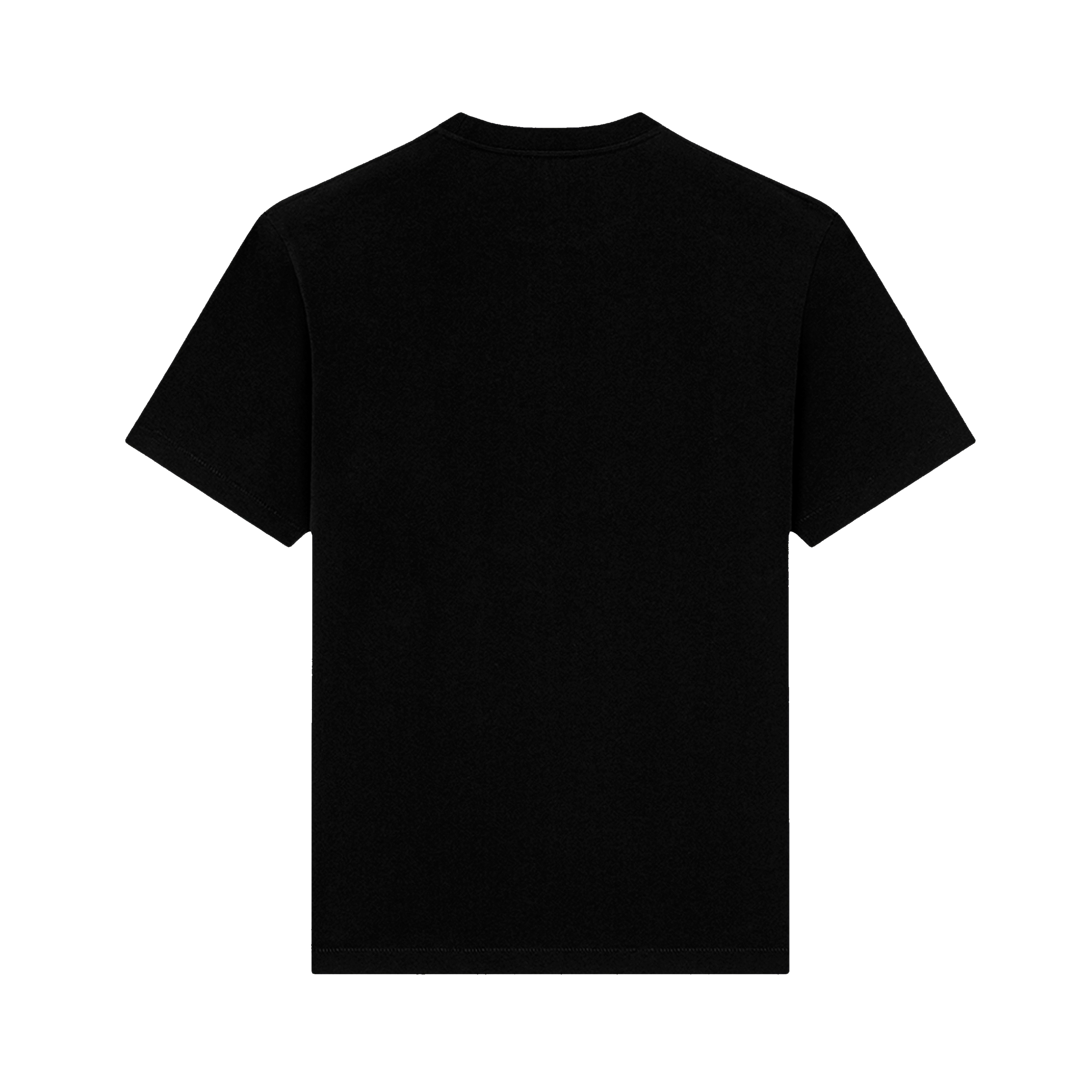 Camiseta Negra Kenzo Flower Logo