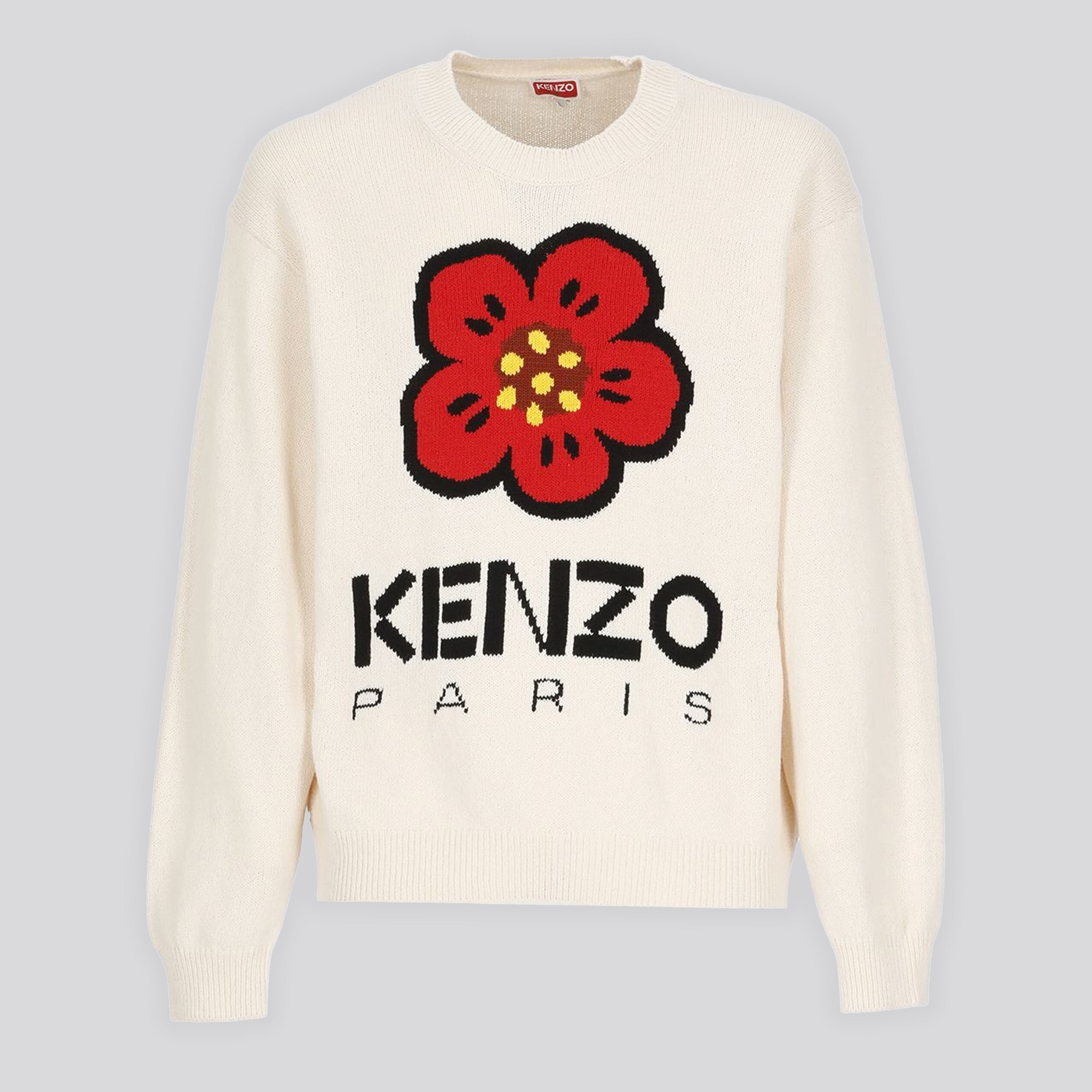 Suéter Blanco KENZO Big Flower