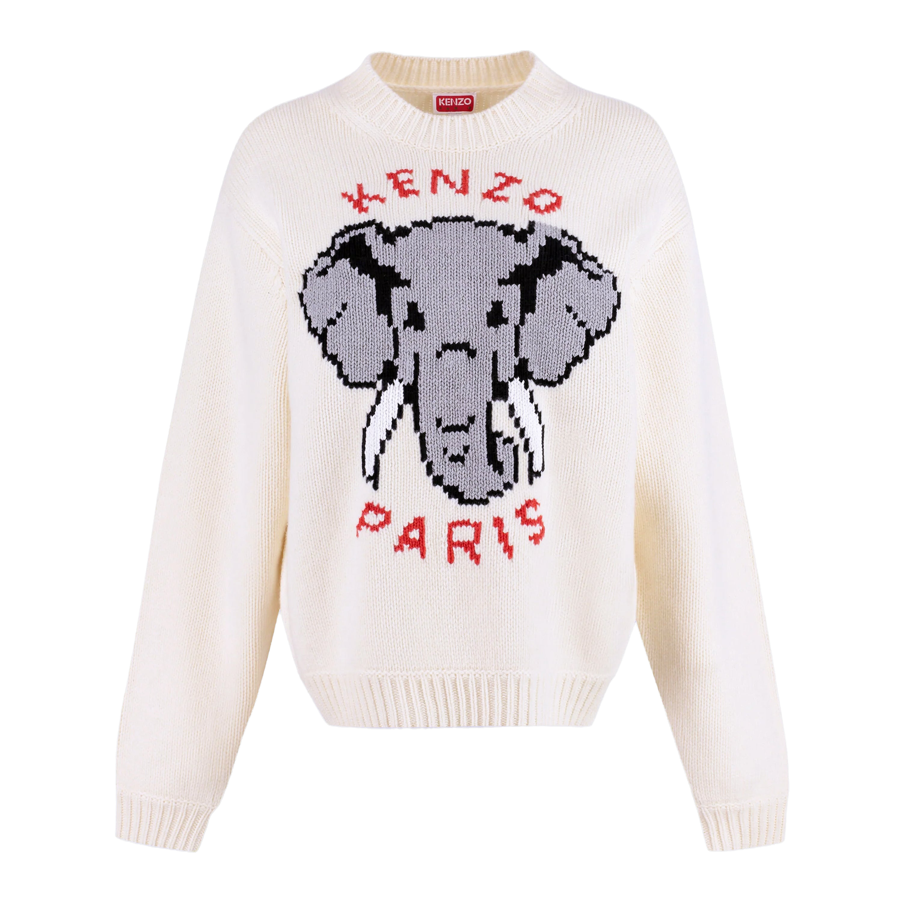 Suéter Blanco Kenzo Elephant W