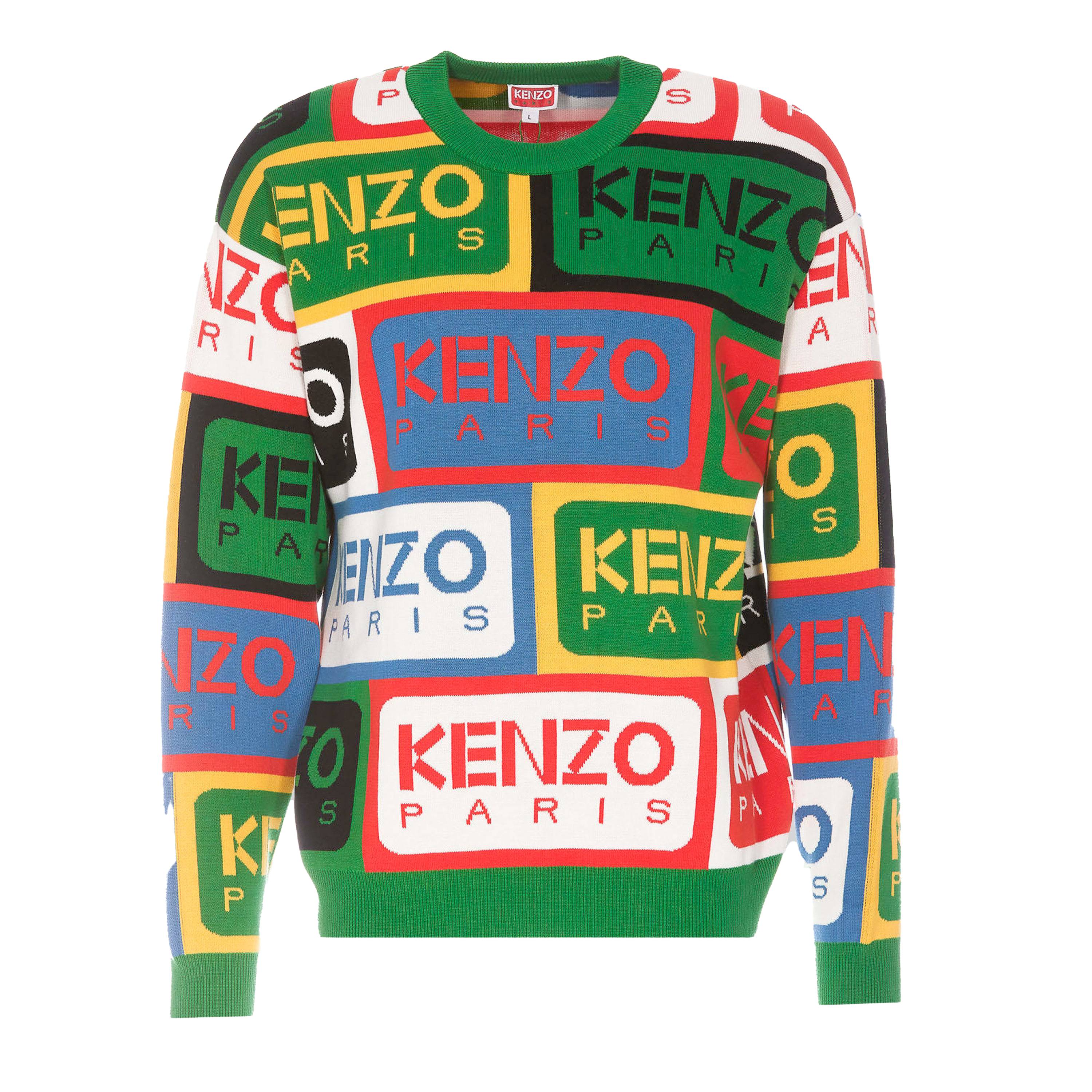 Suéter Multicolor Kenzo Multilogos