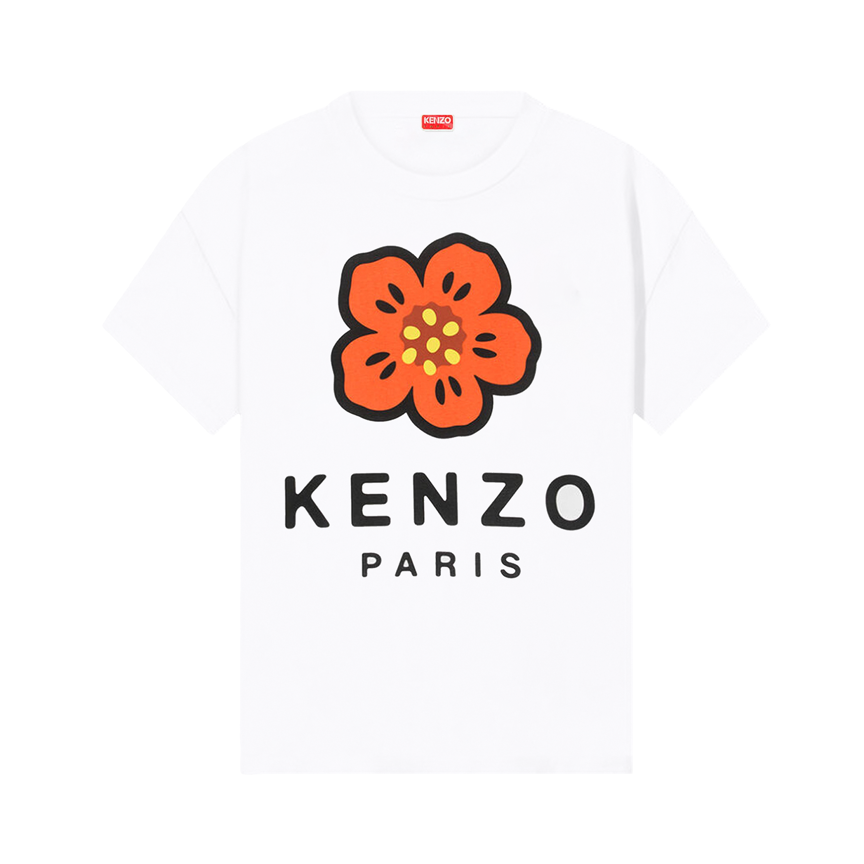 Camiseta Blanca Kenzo Boke Flower