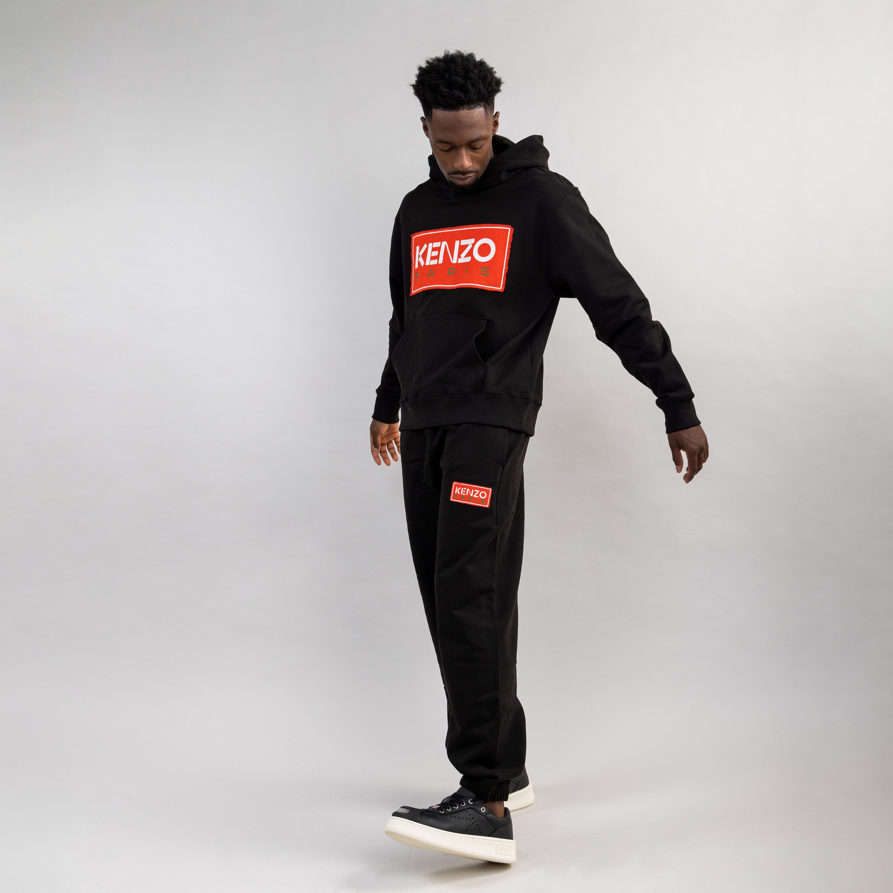 Jogger Negro Negro Kenzo Paris Logo