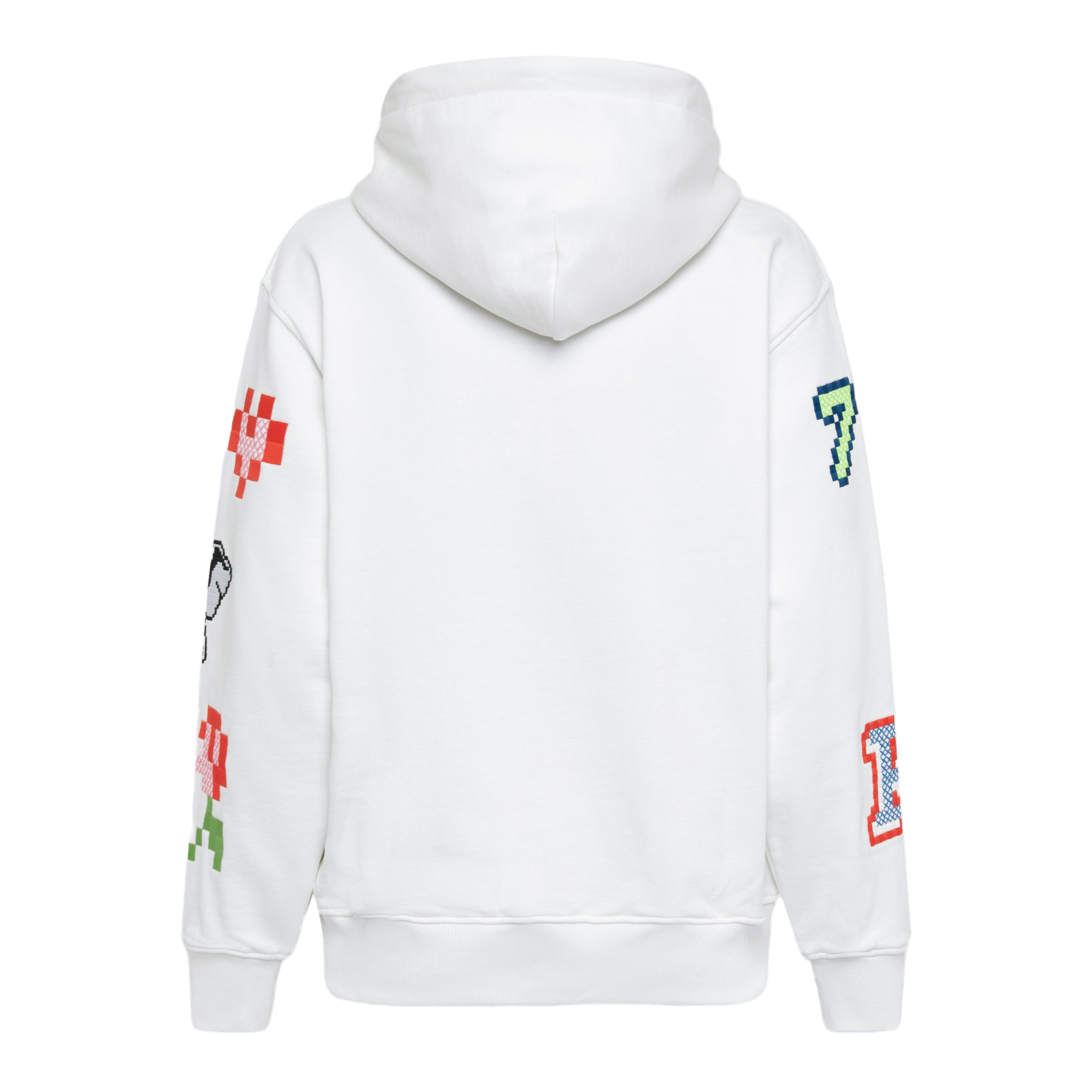 Buzo Tipo Hoodie Blanco Kenzo Graphic Drawstring