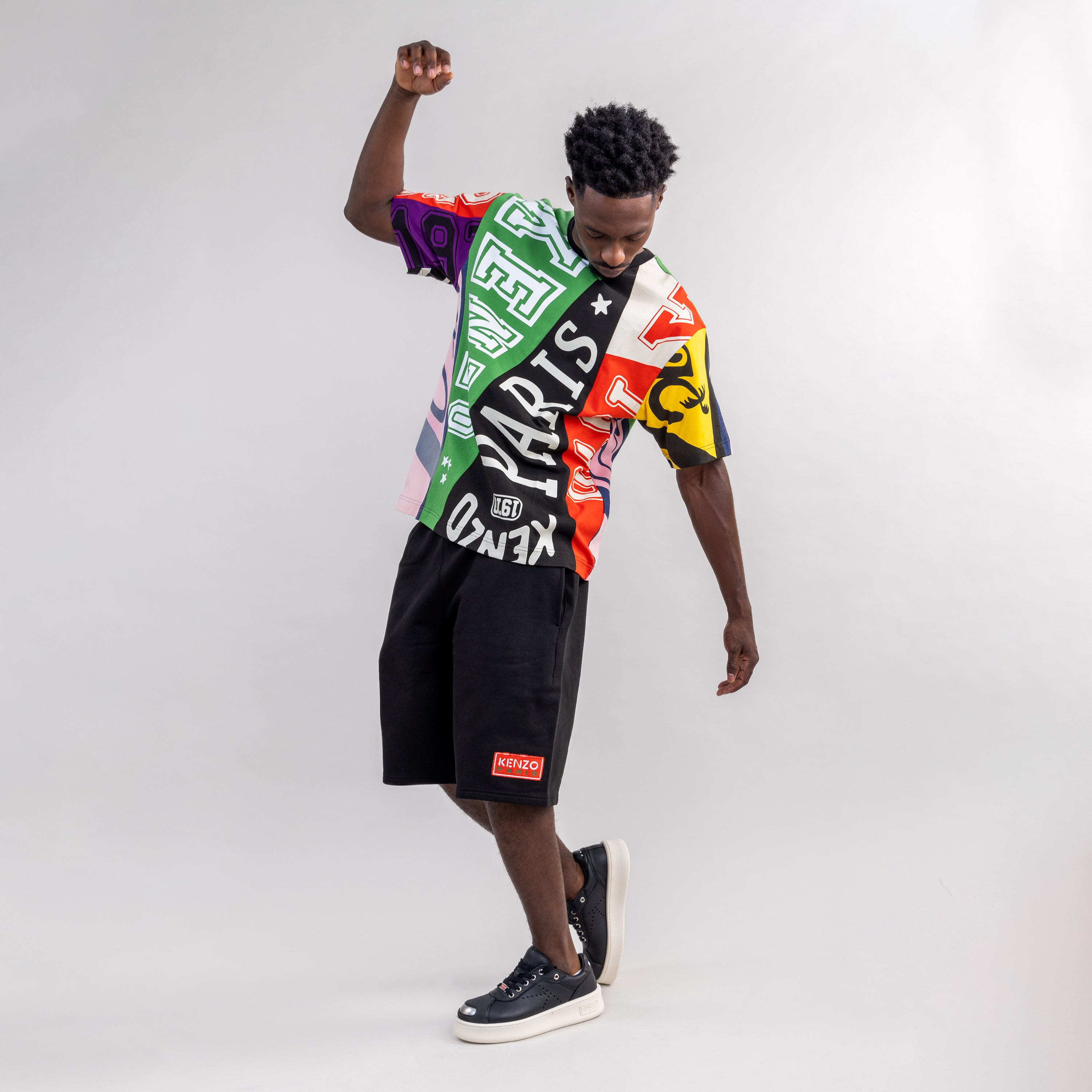 Camiseta Multicolor Kenzo Paris Star
