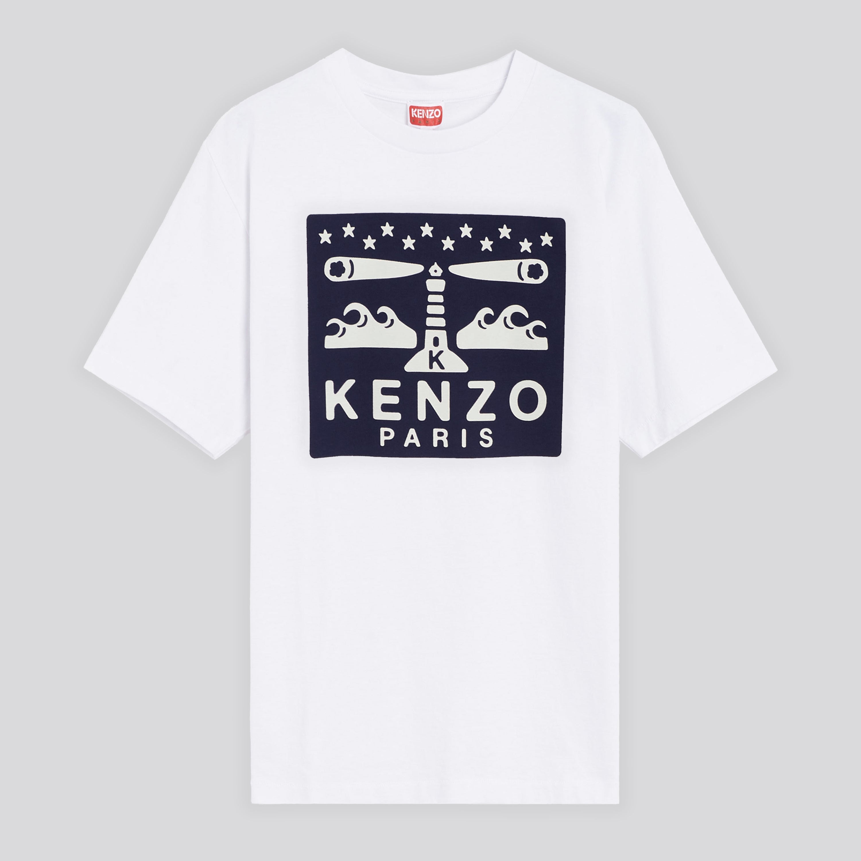 Camiseta Blanca KENZO Stars
