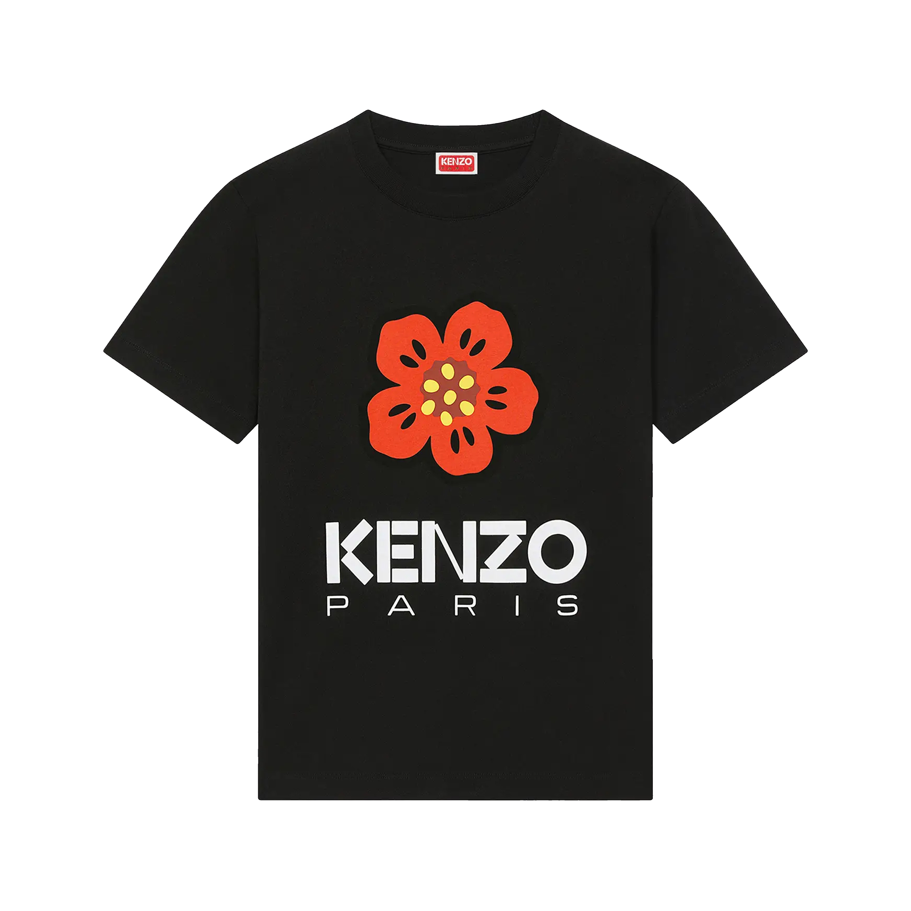 Camiseta Negra Kenzo Boke Flower