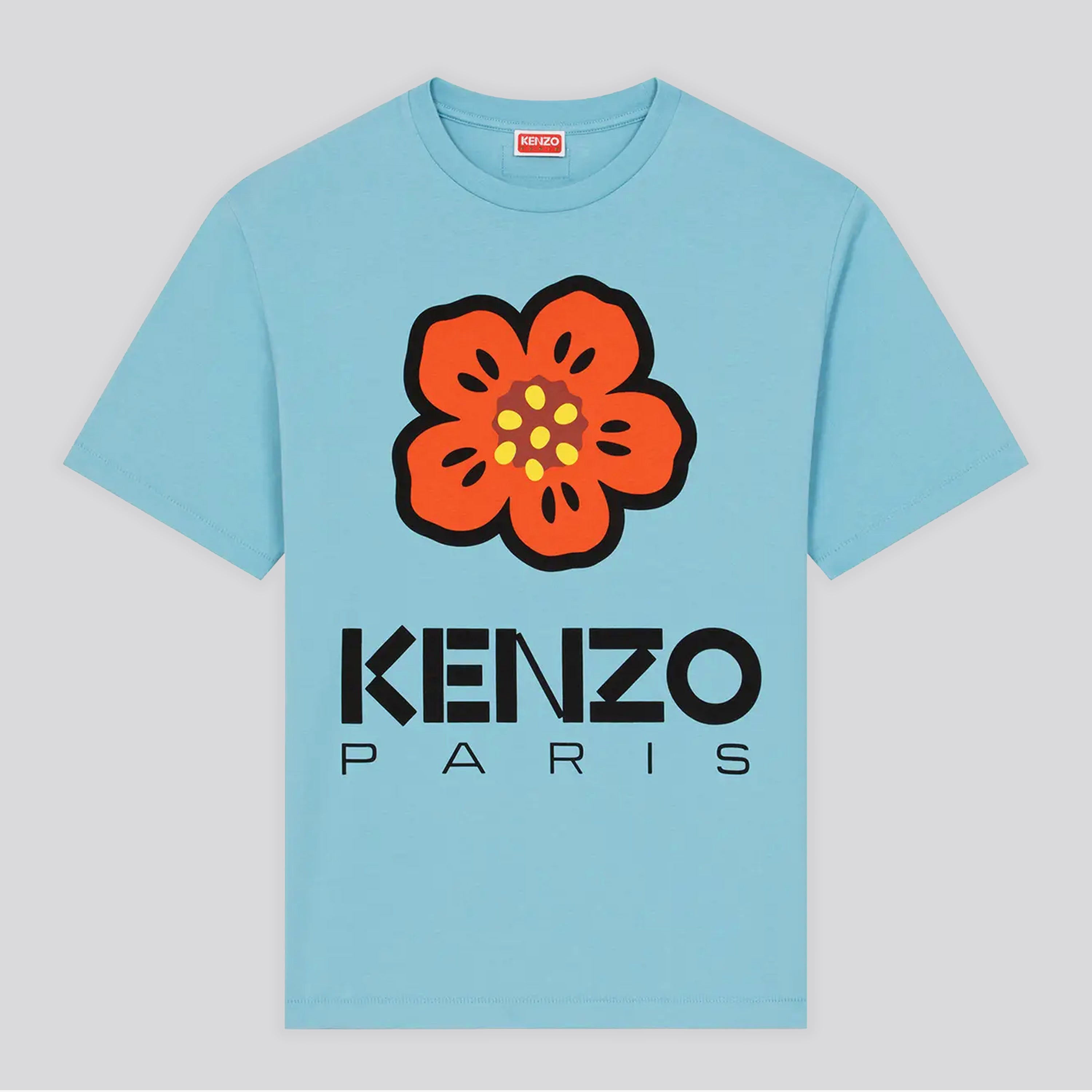 Camiseta Celeste KENZO Boke Flower