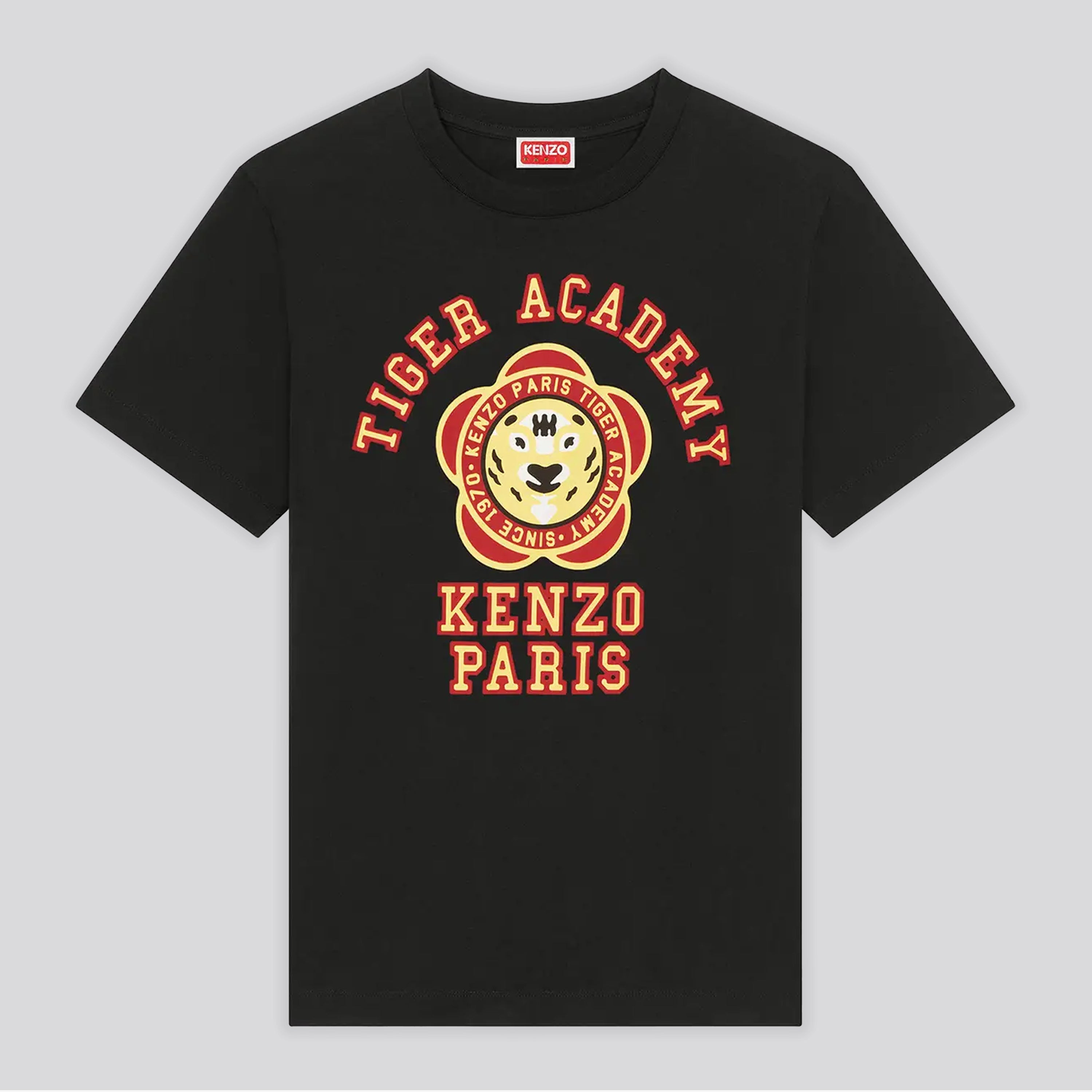 Camiseta Negra KENZO Tiger Academy