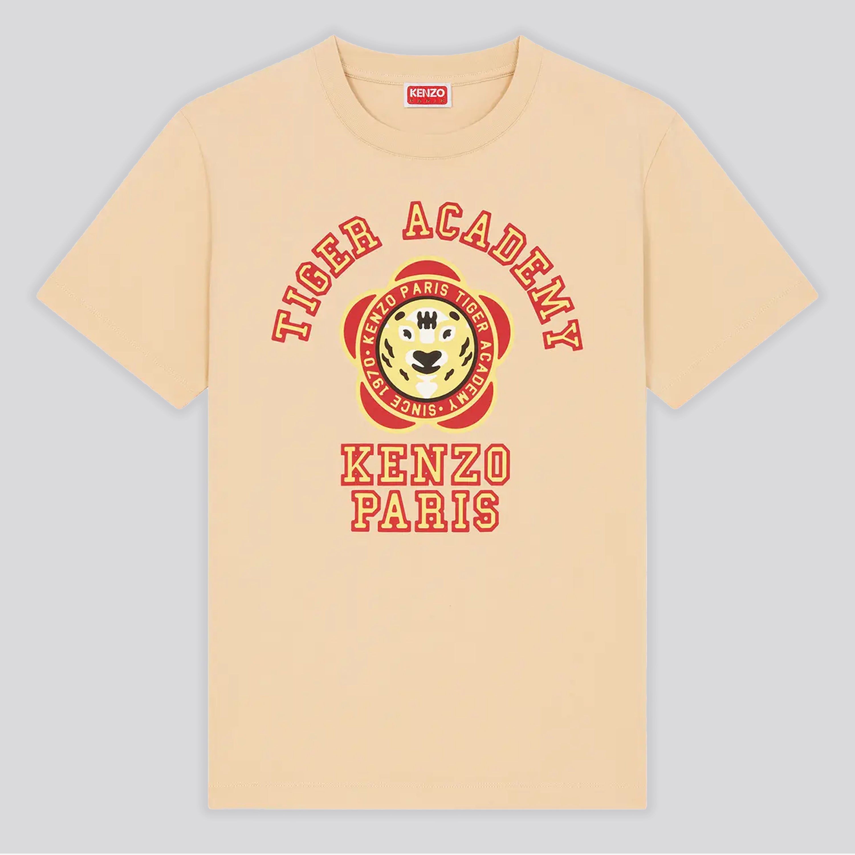 Camiseta Beige KENZO Tiger Academy