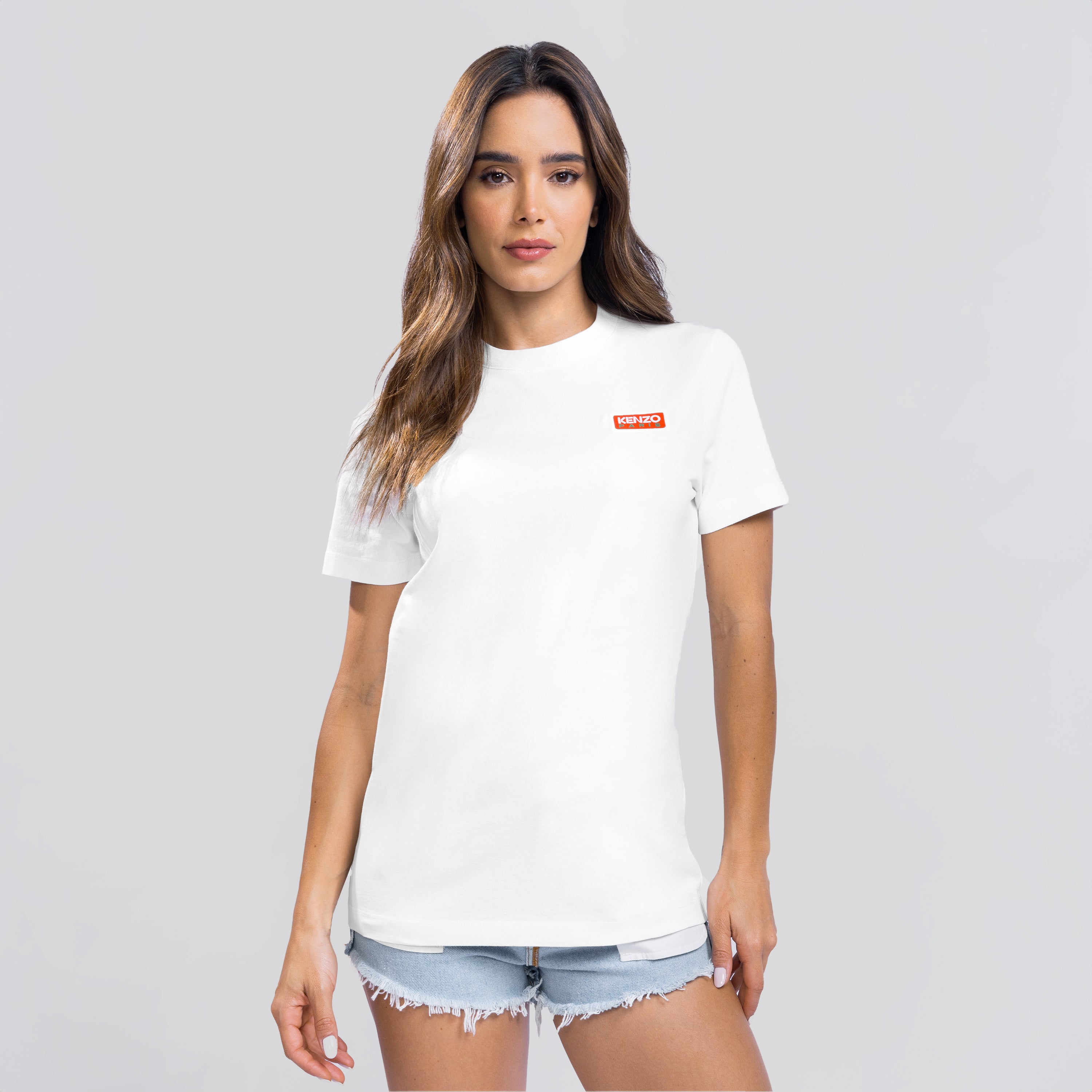 Camiseta Blanca Kenzo Paris Logo