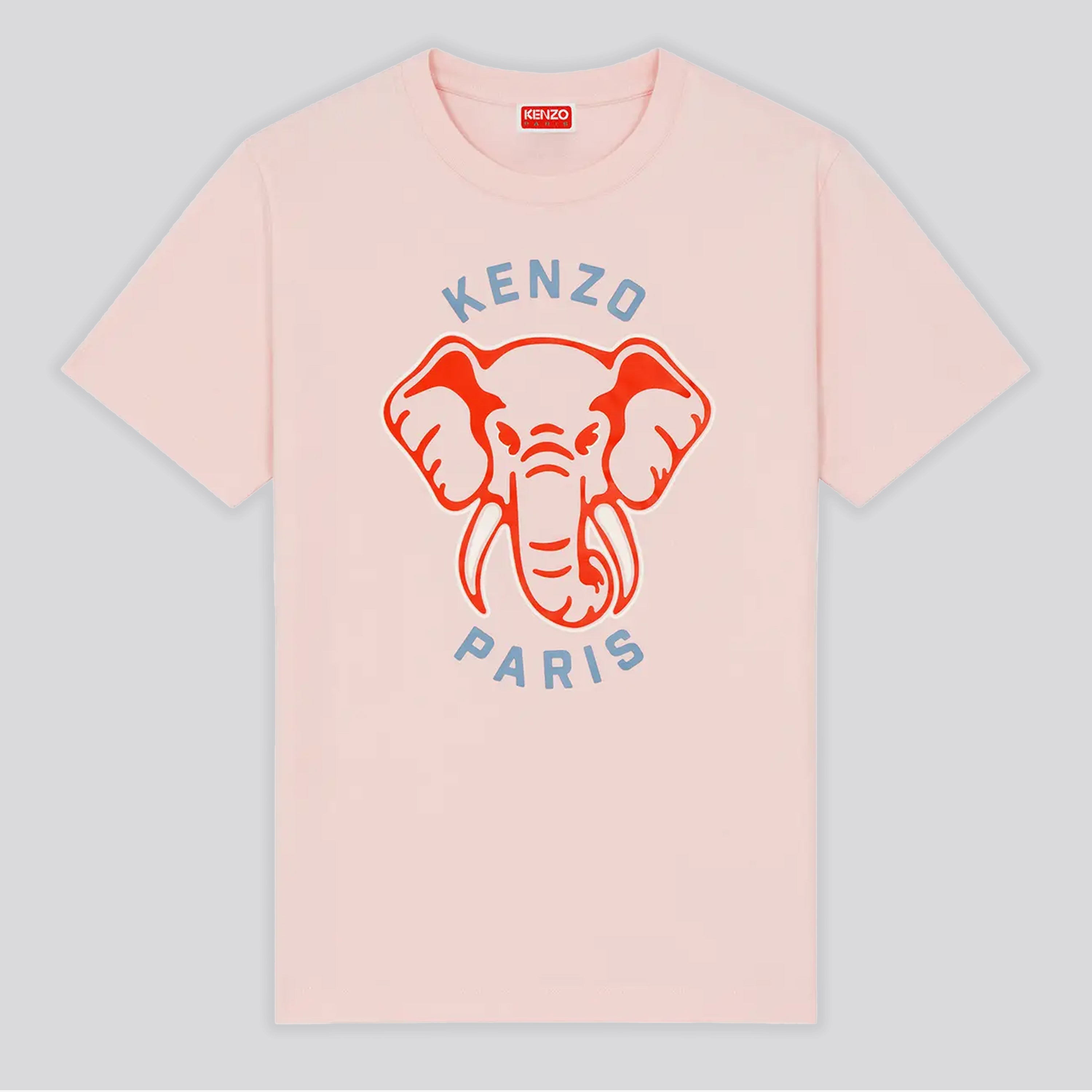 Camiseta Rosada KENZO Elephant Varsity Jungle