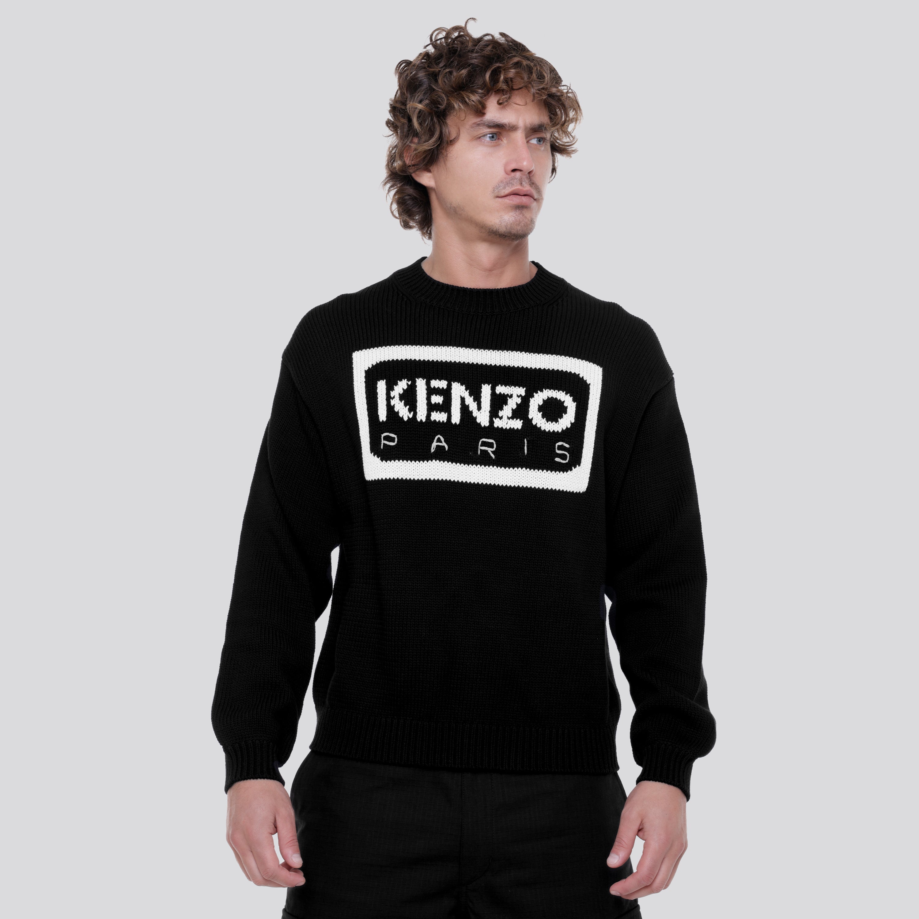 Buzo Negro KENZO Paris Logo