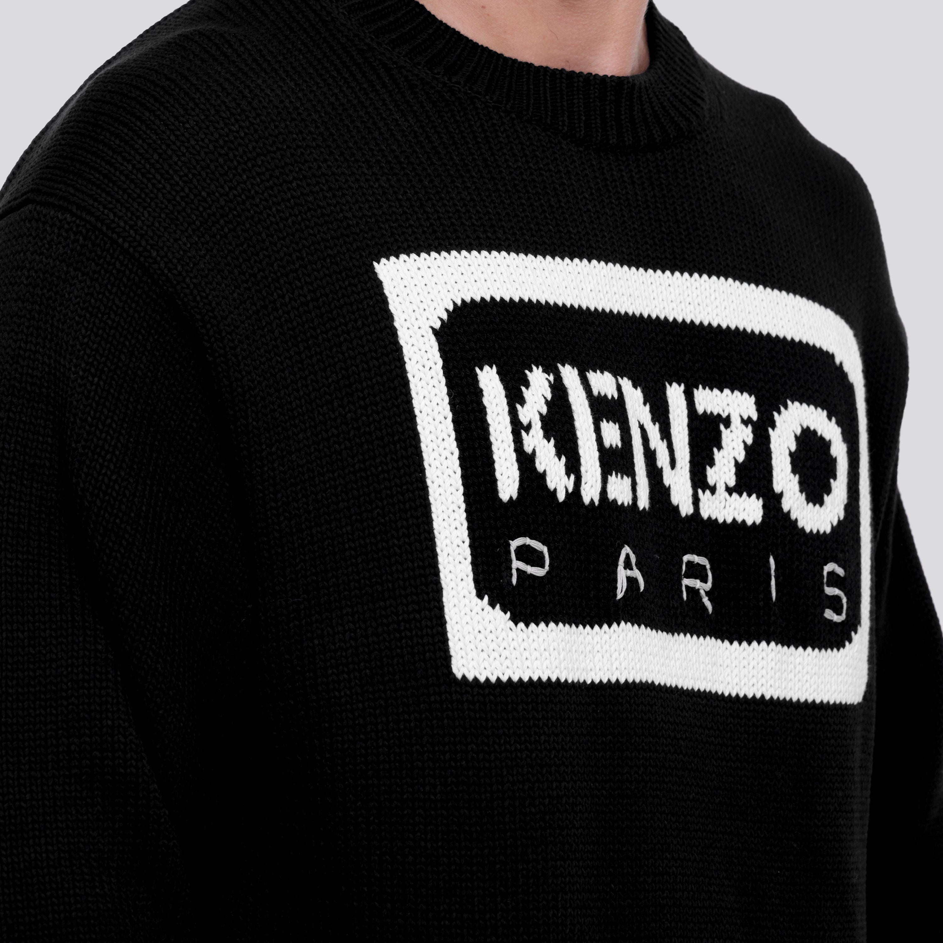 Buzo Negro KENZO Paris Logo