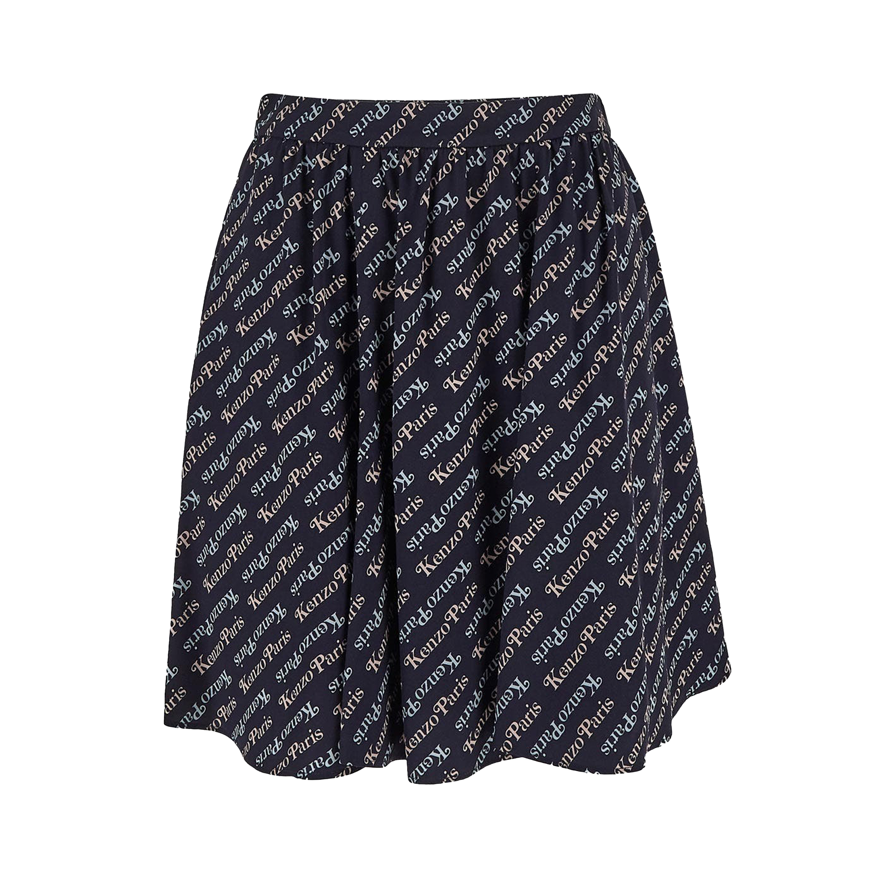 Falda Negro Kenzo Paris Multilogo